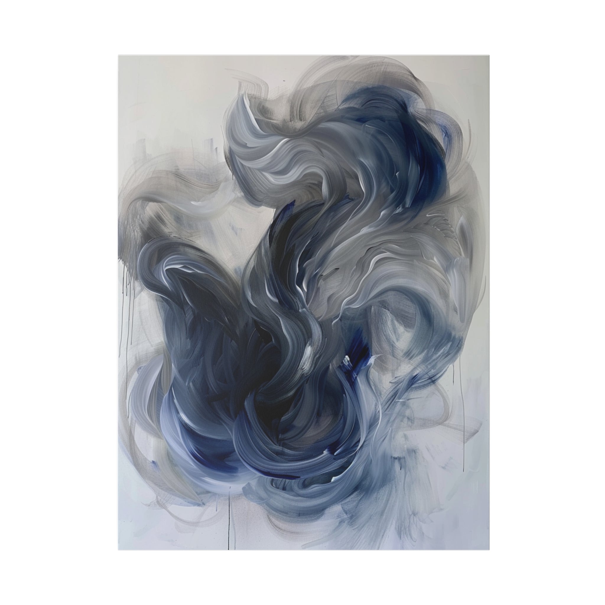 "Whirlwind Reveries" - Abstract Canvas Wall Art