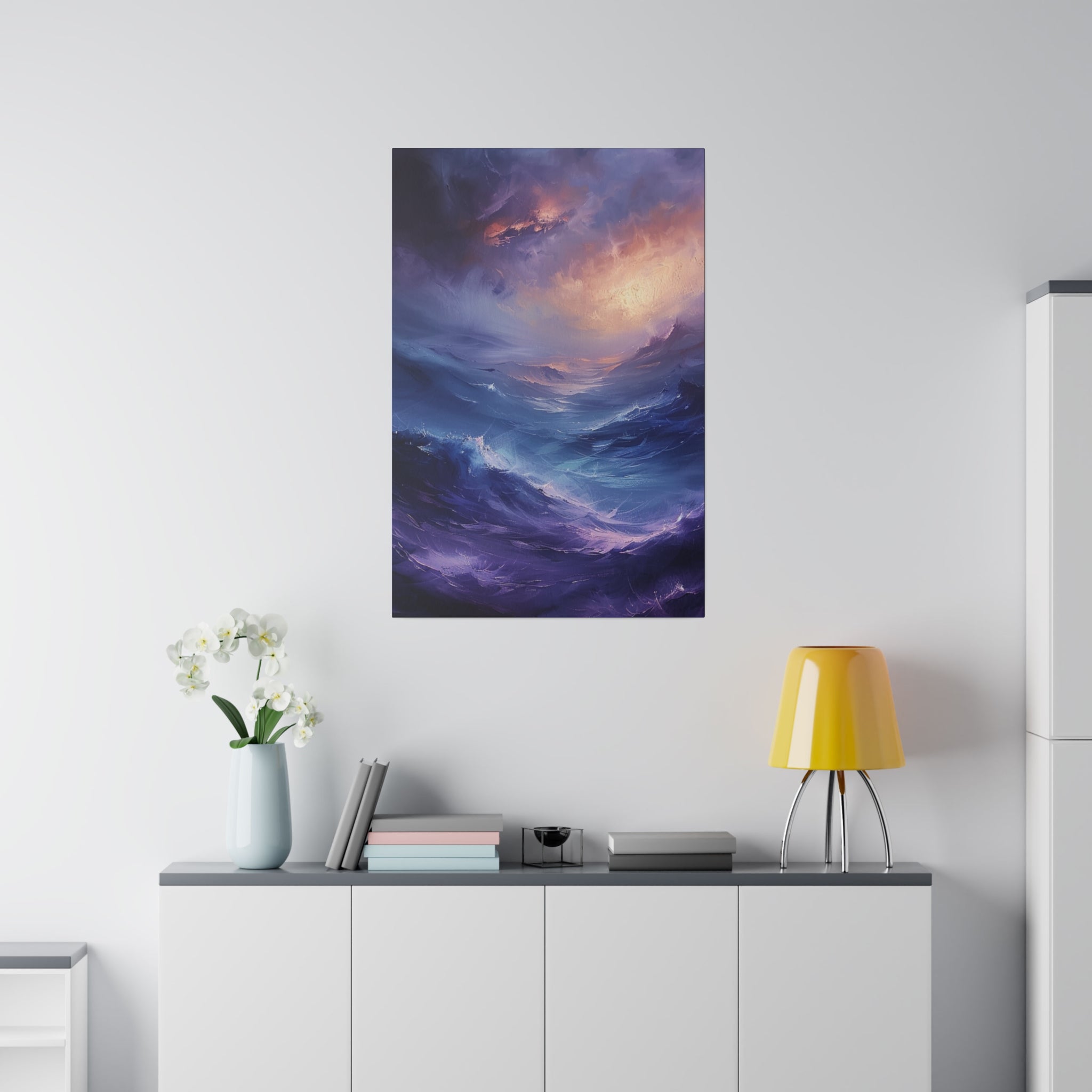 "Emotion Tidewave" - Abstract Canvas Wall Art