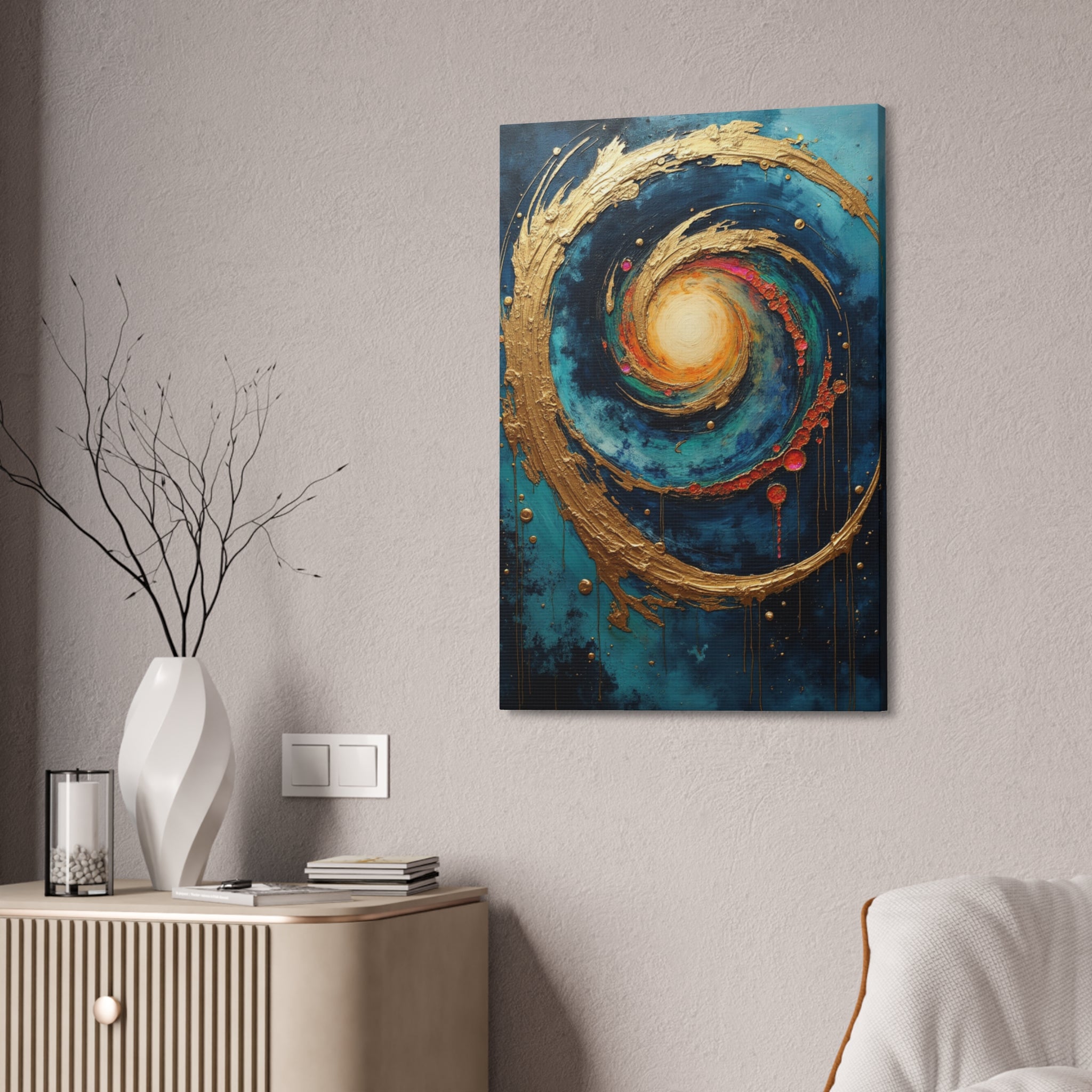 Dreamscape Visage - Abstract Canvas Wall Art