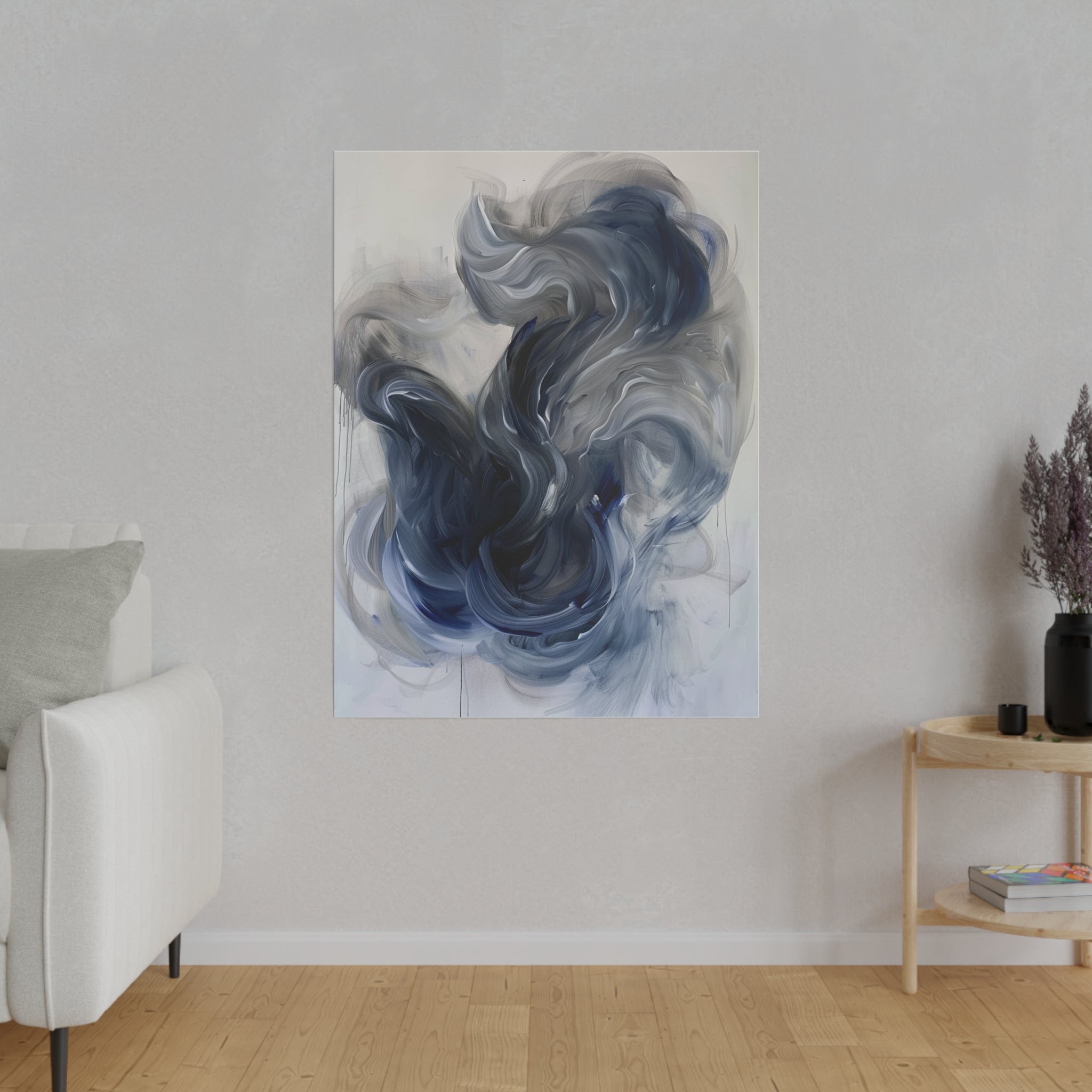 "Whirlwind Reveries" - Abstract Canvas Wall Art