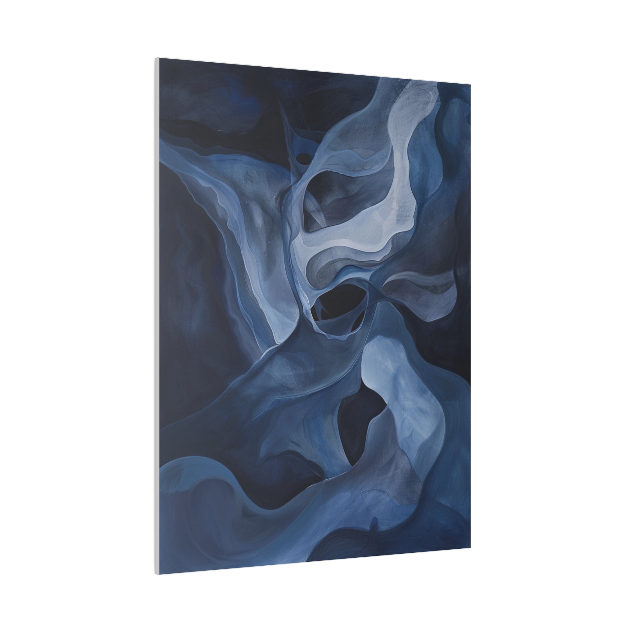 "Velvet Whirlscape" - Abstract Canvas Wall Art