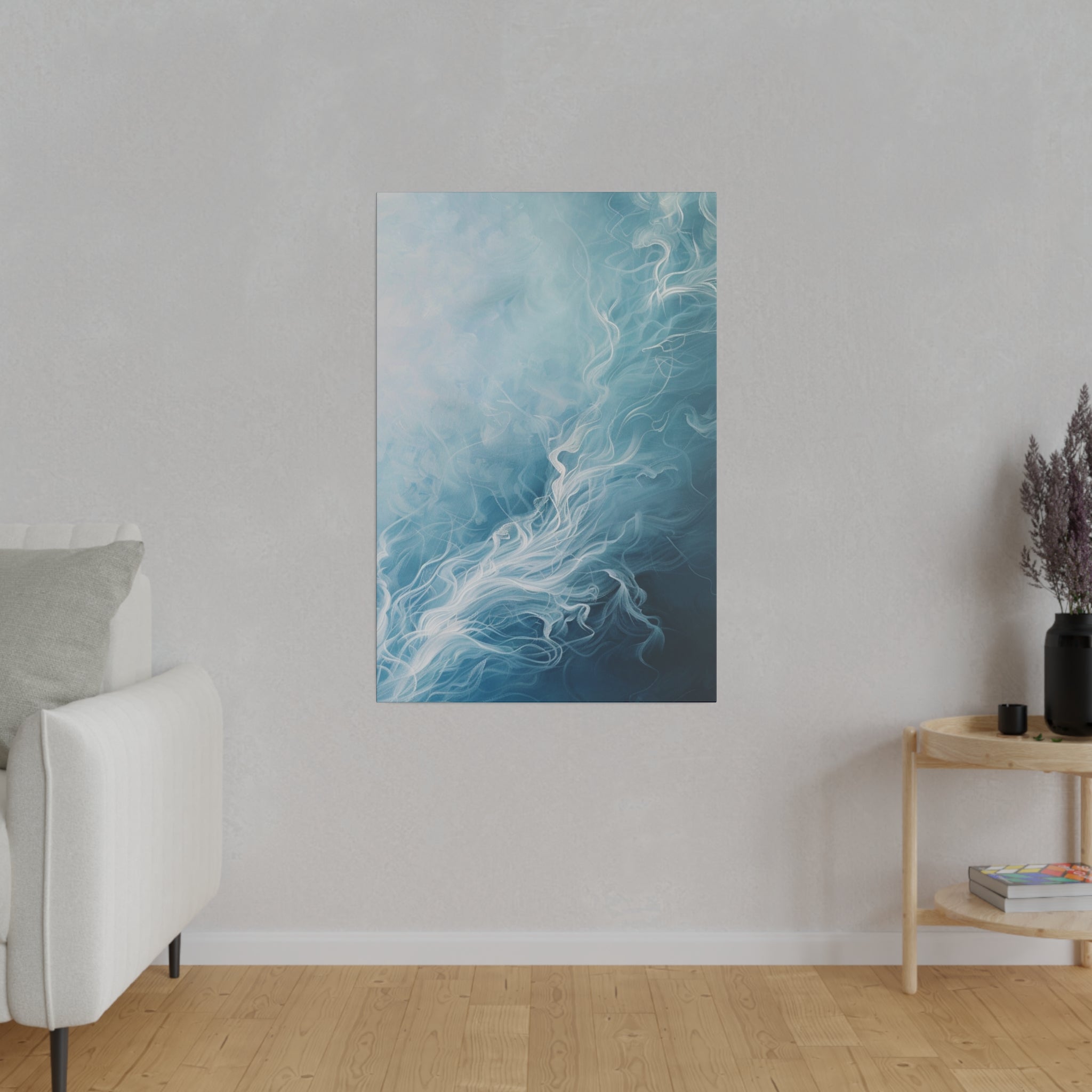 "Whispering Ethereals" - Abstract Canvas Wall Art