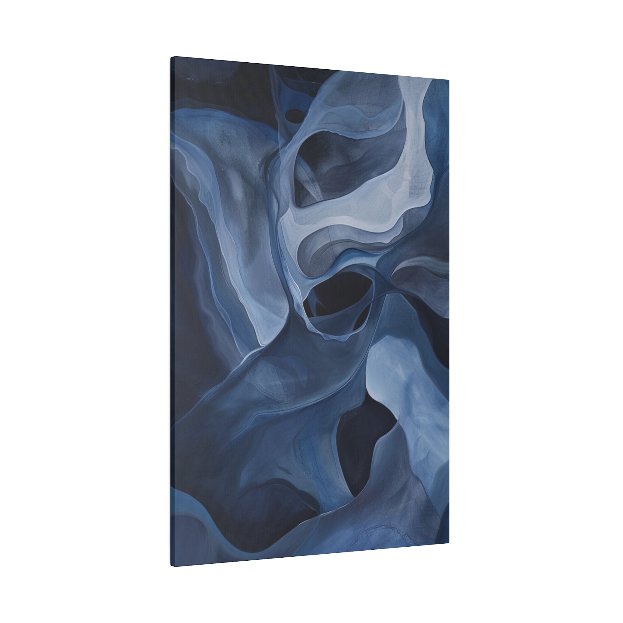 "Velvet Whirlscape" - Abstract Canvas Wall Art