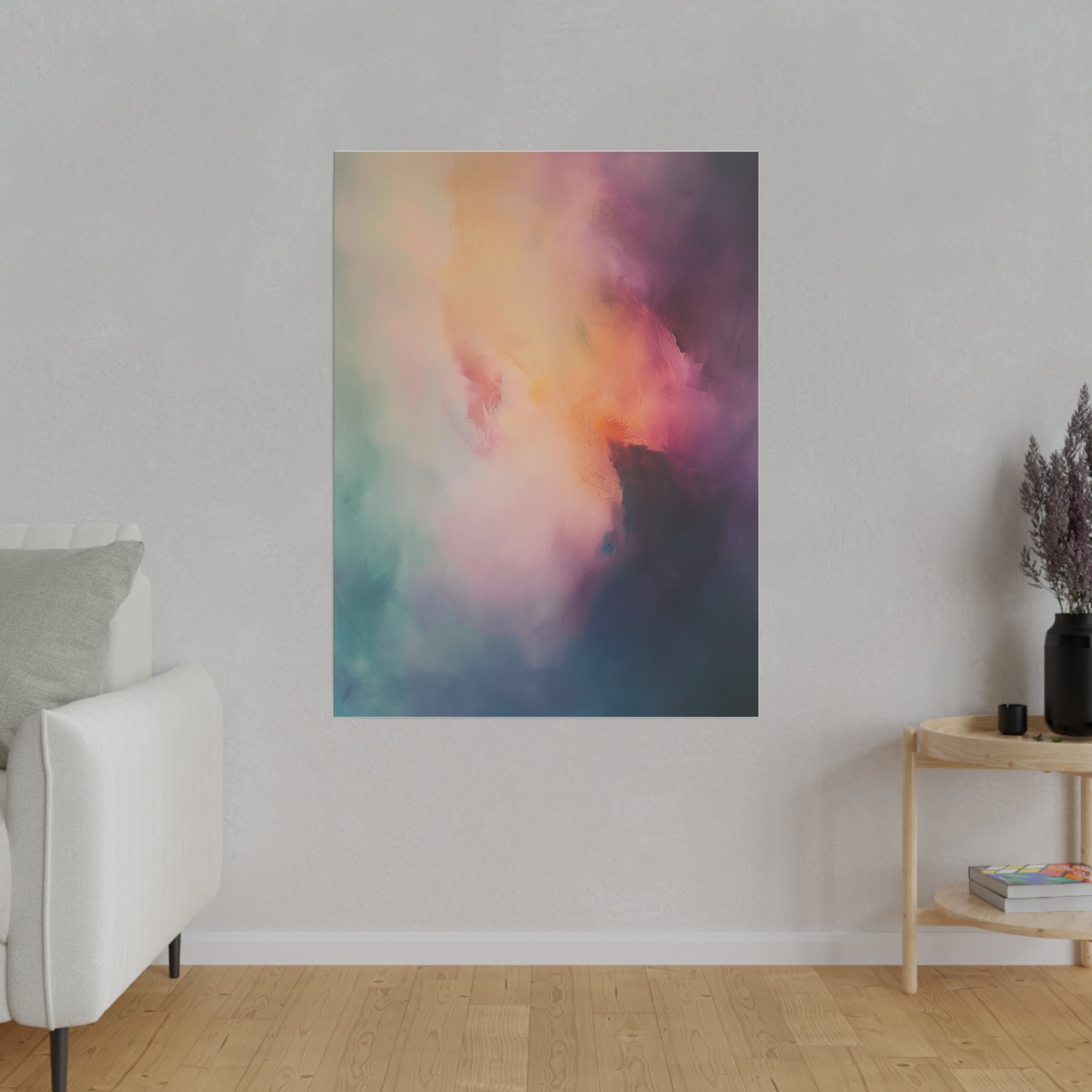 "Whispers of Luminara" - Abstract Canvas Wall Art