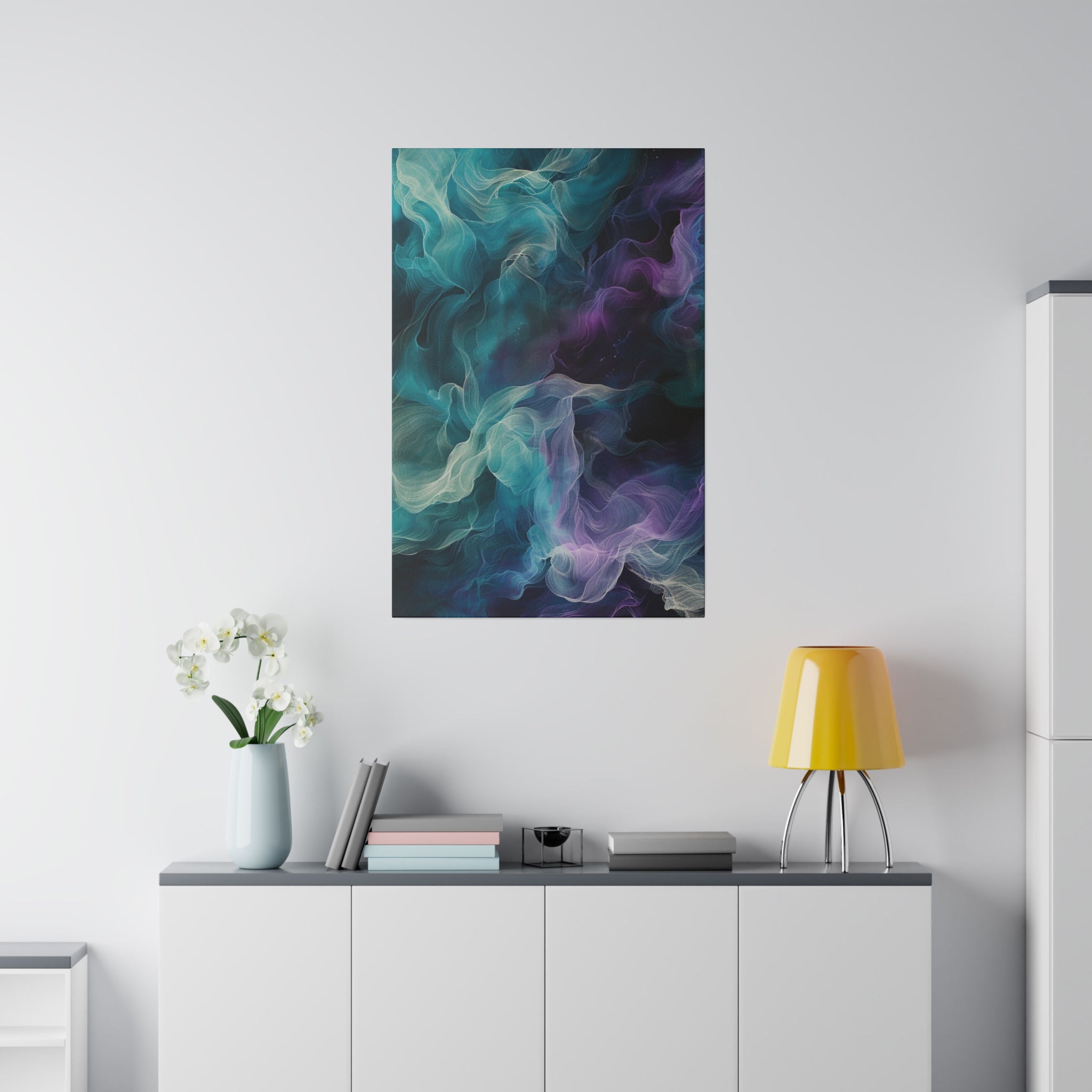 "Whispering Vortex" - Abstract Canvas Wall Art