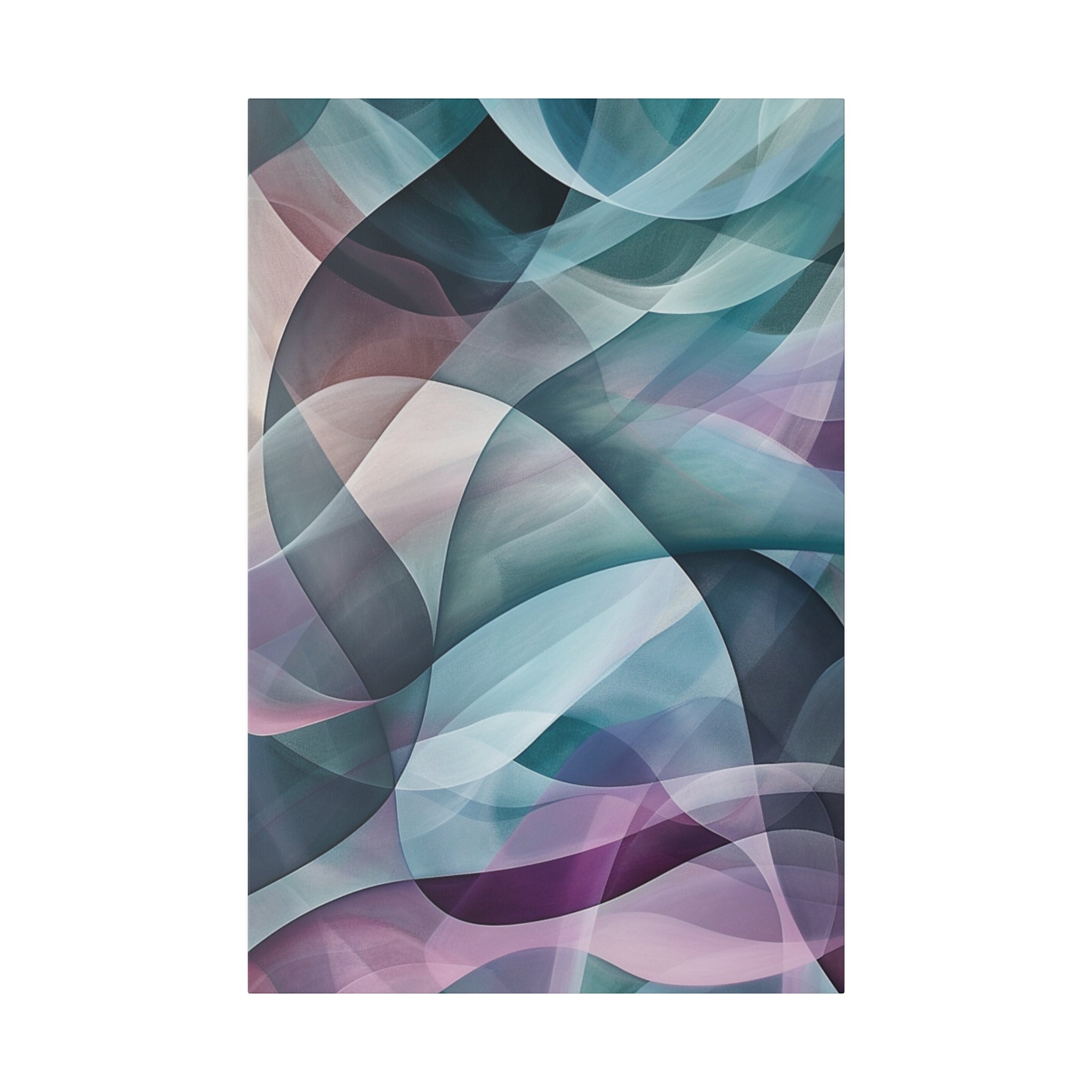 "Curvilinear Dreamscape" - Abstract Canvas Wall Art