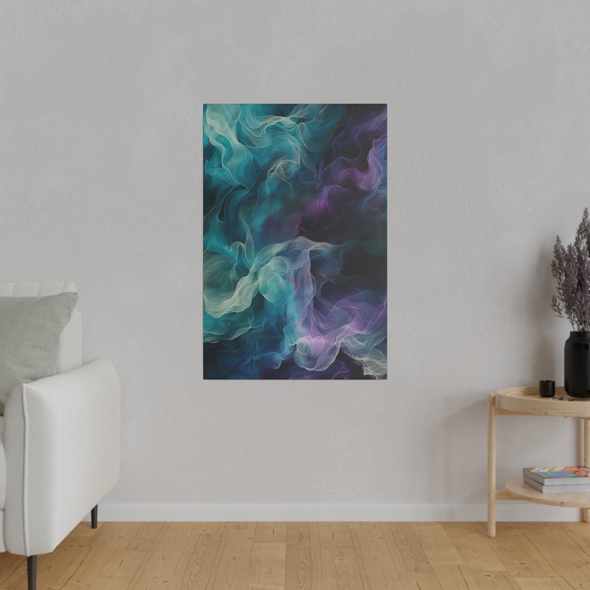 "Whispering Vortex" - Abstract Canvas Wall Art