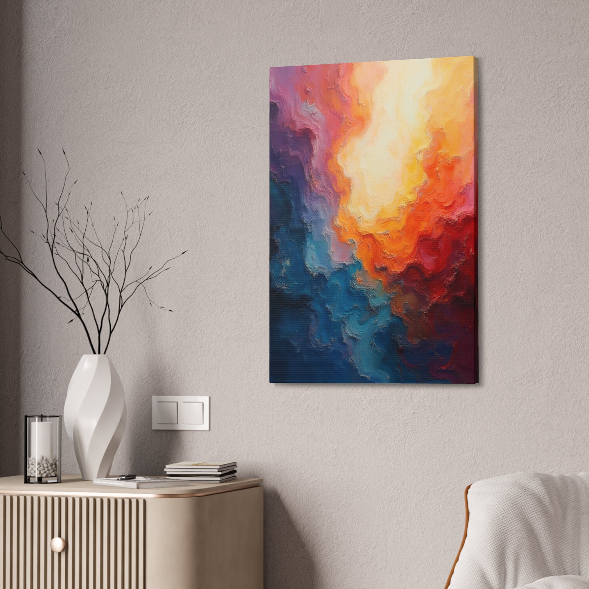 Colorflux Serenade - Abstract Canvas Wall Art