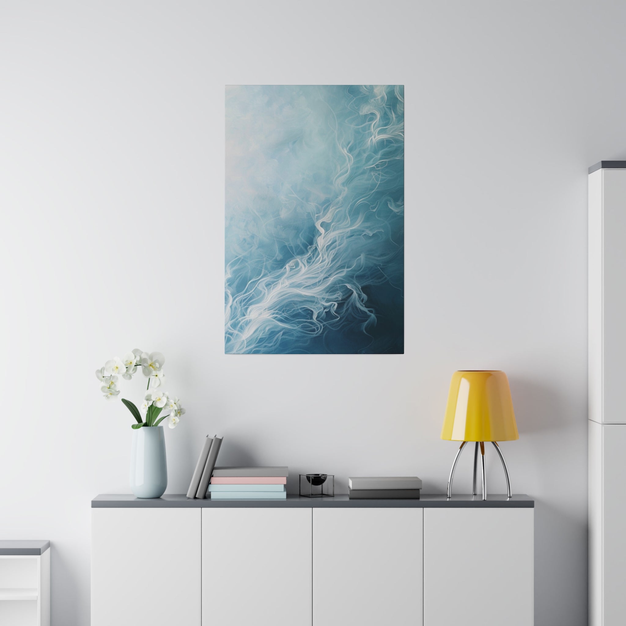 "Whispering Ethereals" - Abstract Canvas Wall Art