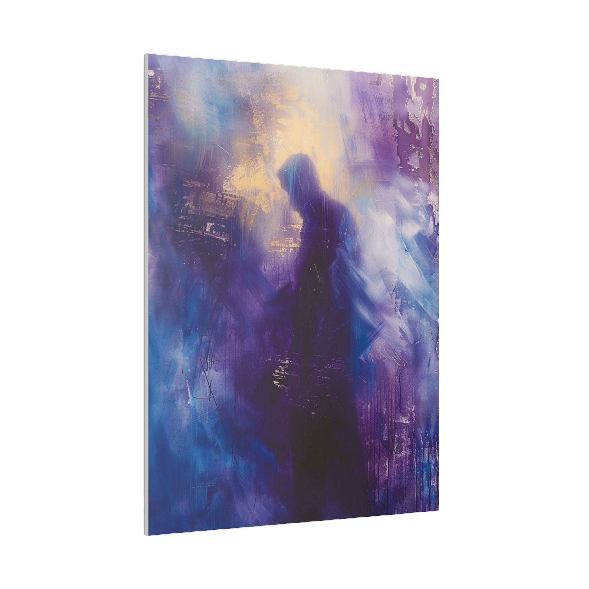 "Whispered Veils" - Abstract Canvas Wall Art