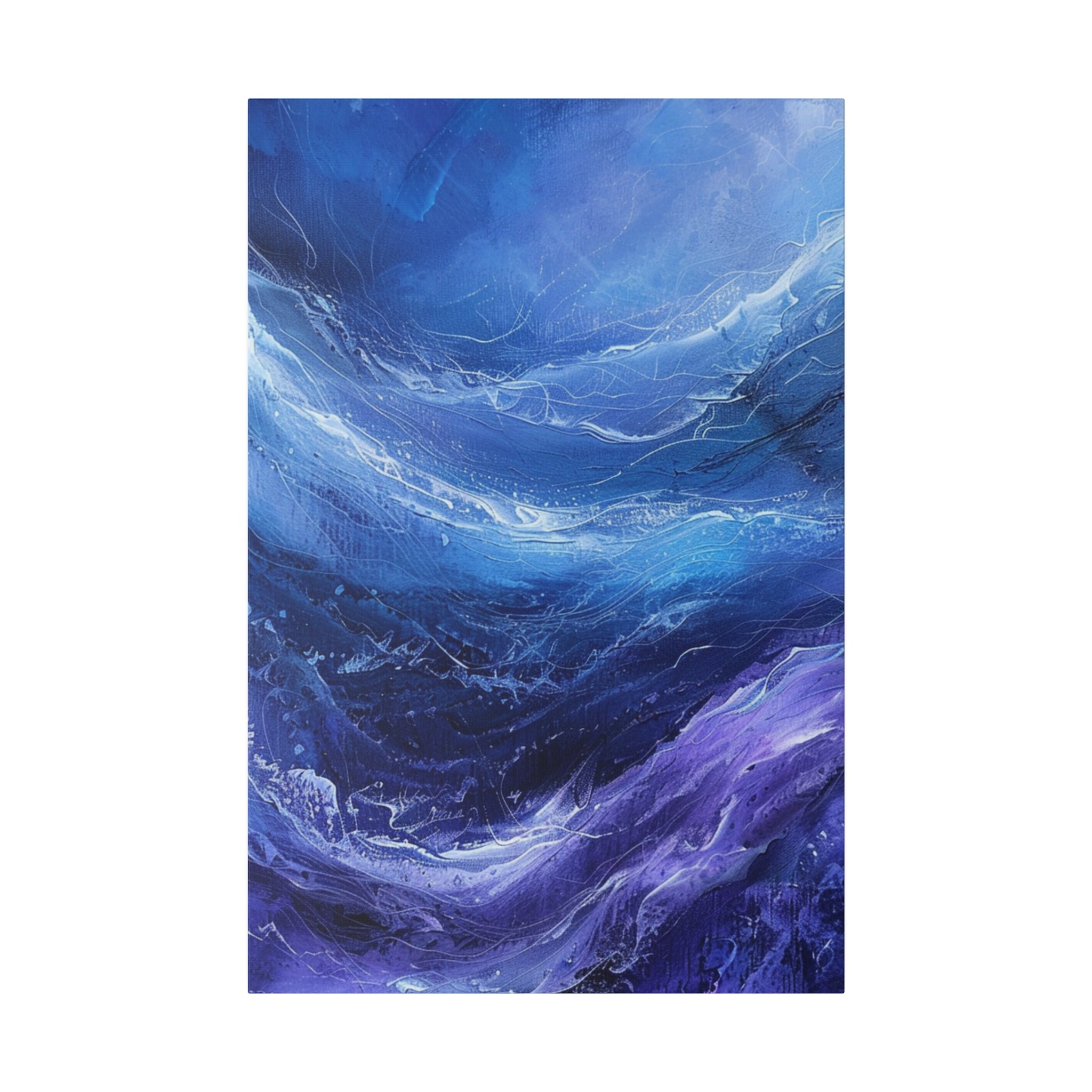 "Celestial Drift" - Abstract Canvas Wall Art