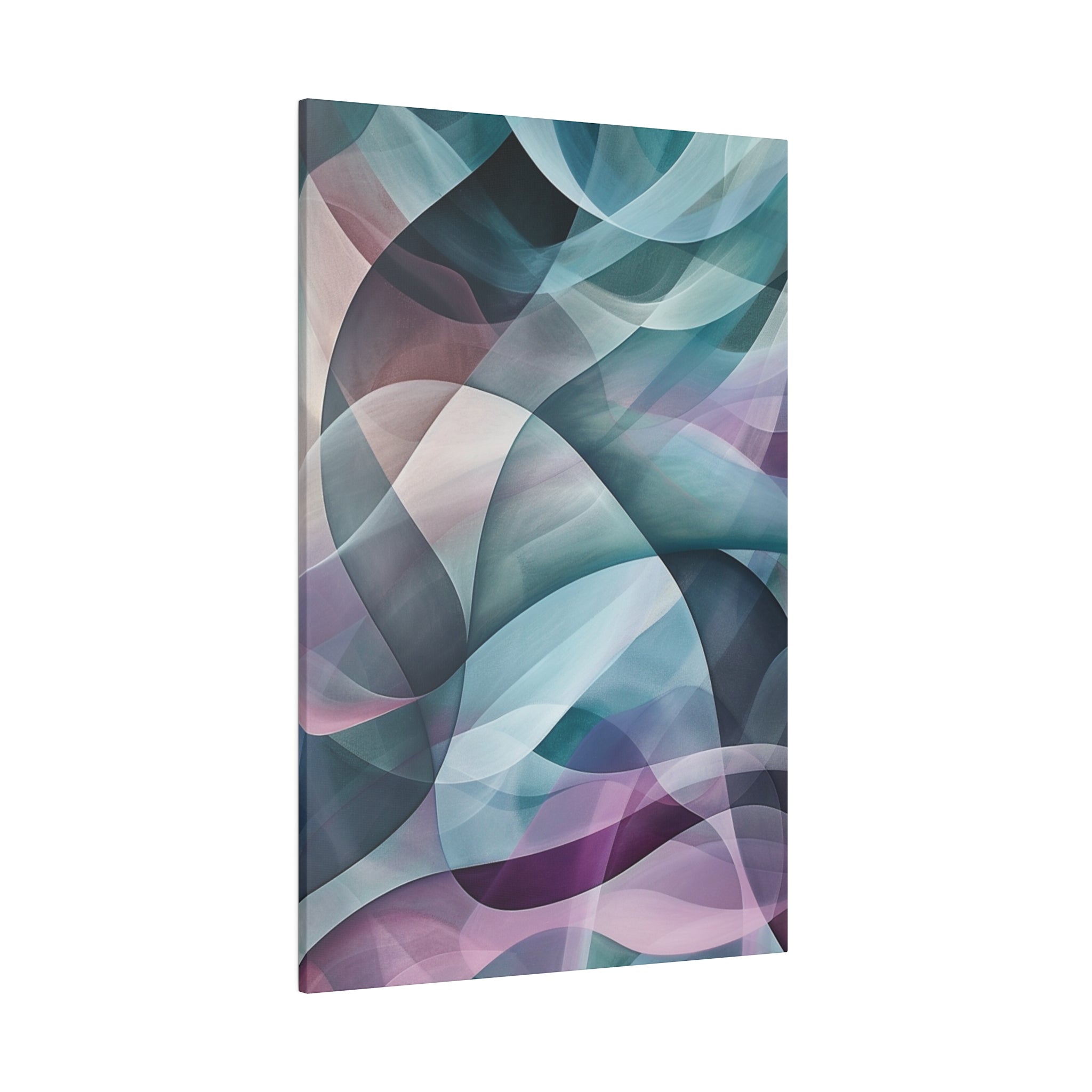 "Curvilinear Dreamscape" - Abstract Canvas Wall Art