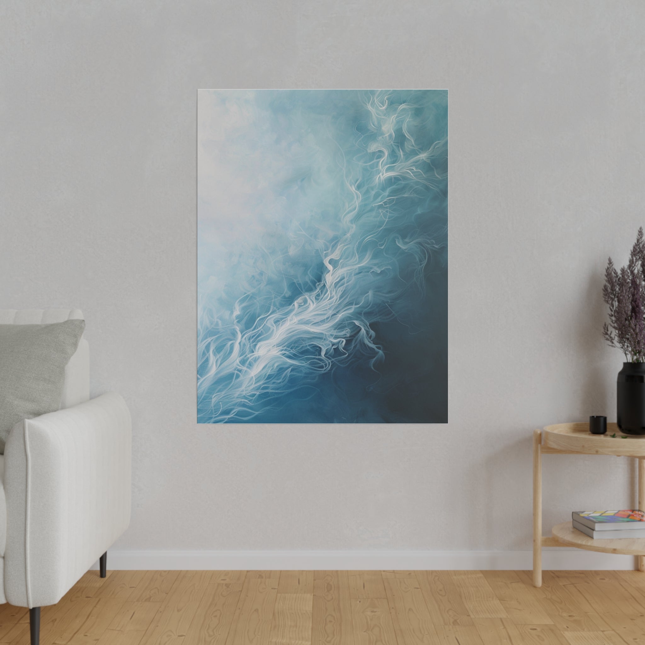 "Whispering Ethereals" - Abstract Canvas Wall Art