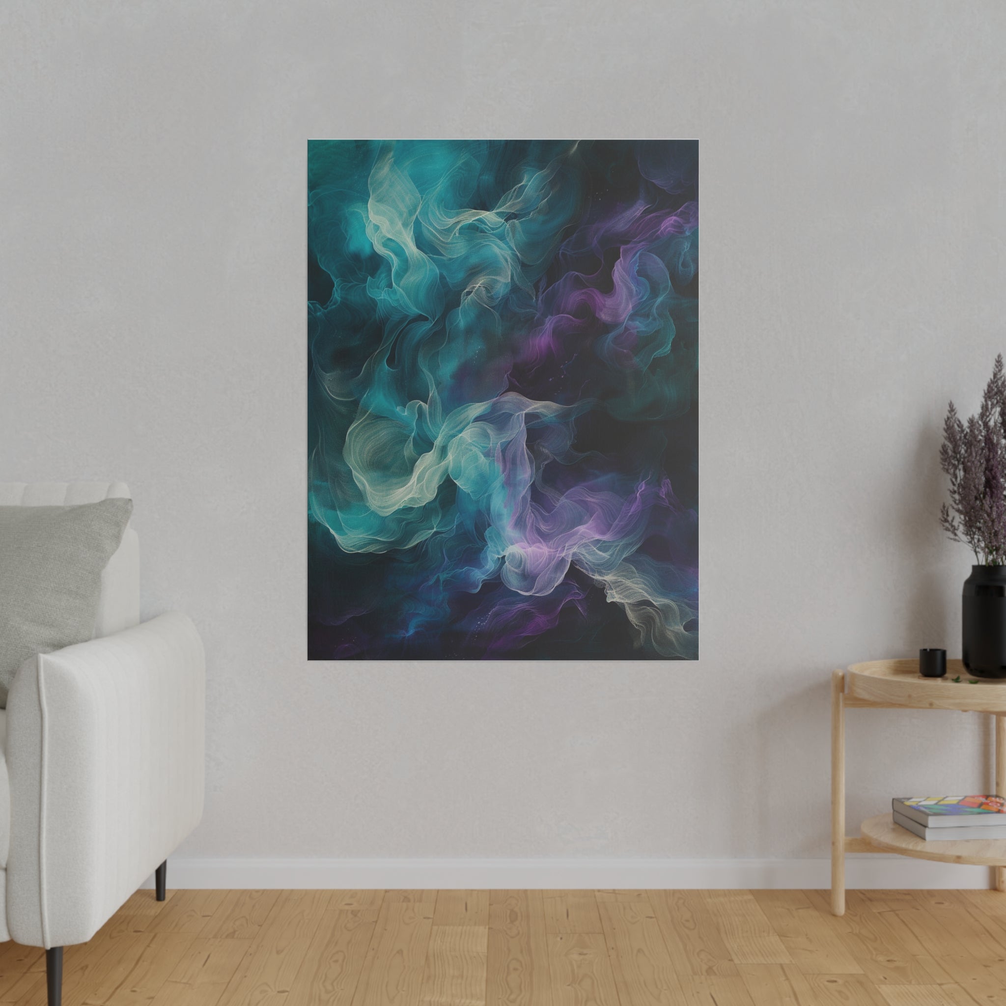 "Whispering Vortex" - Abstract Canvas Wall Art