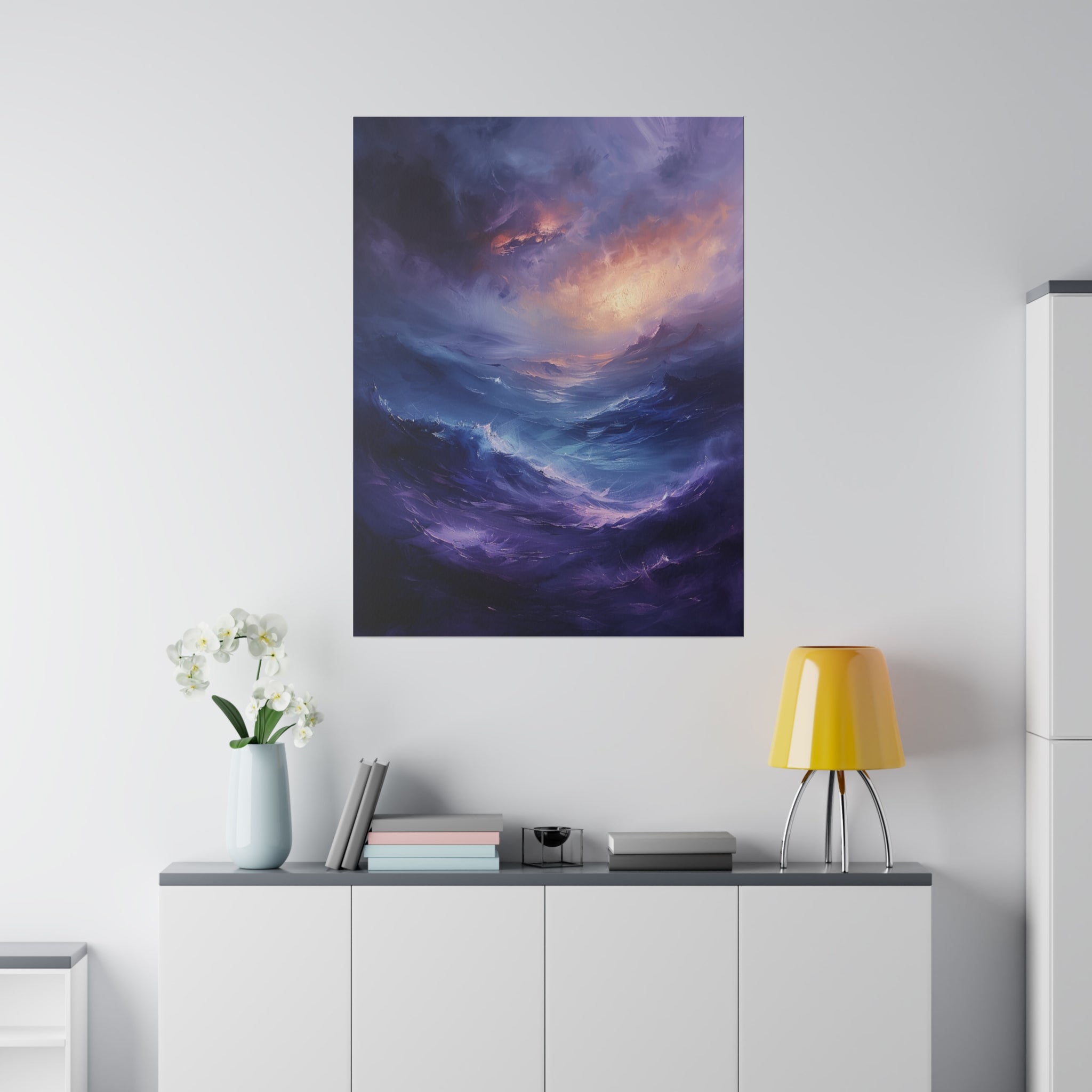 "Emotion Tidewave" - Abstract Canvas Wall Art