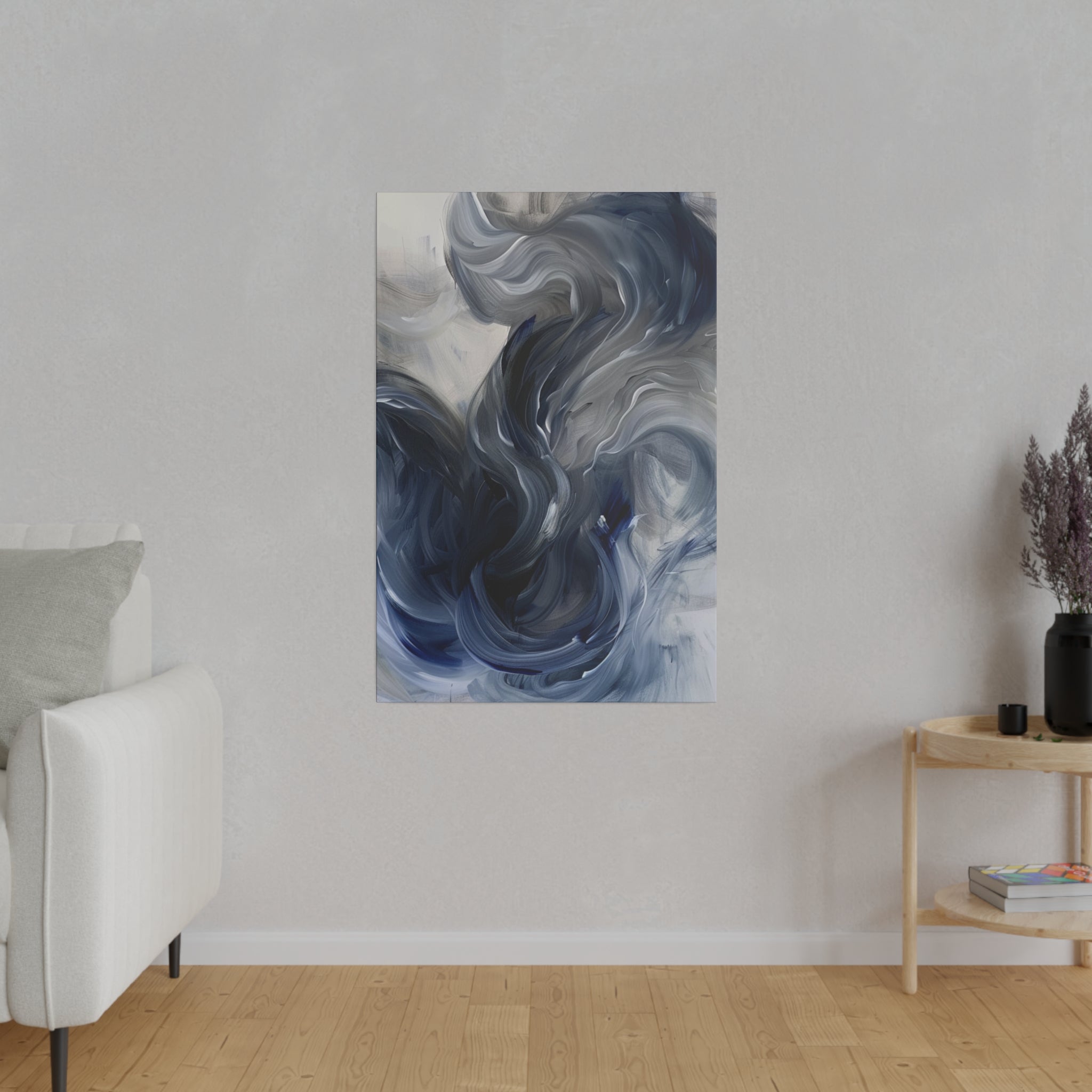 "Whirlwind Reveries" - Abstract Canvas Wall Art