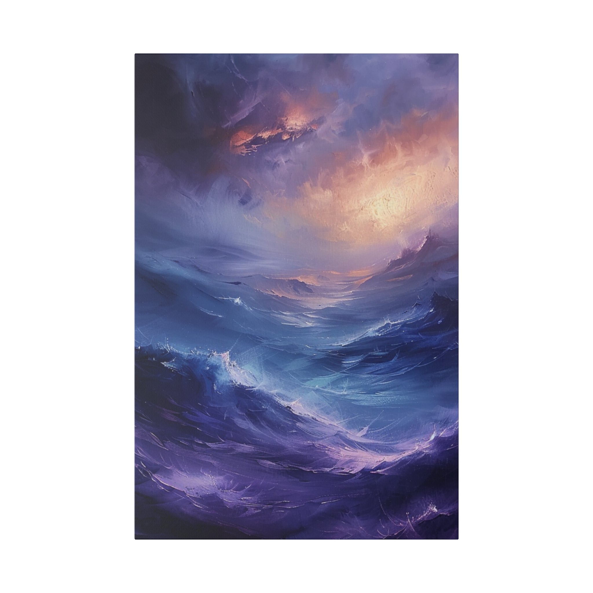 "Emotion Tidewave" - Abstract Canvas Wall Art