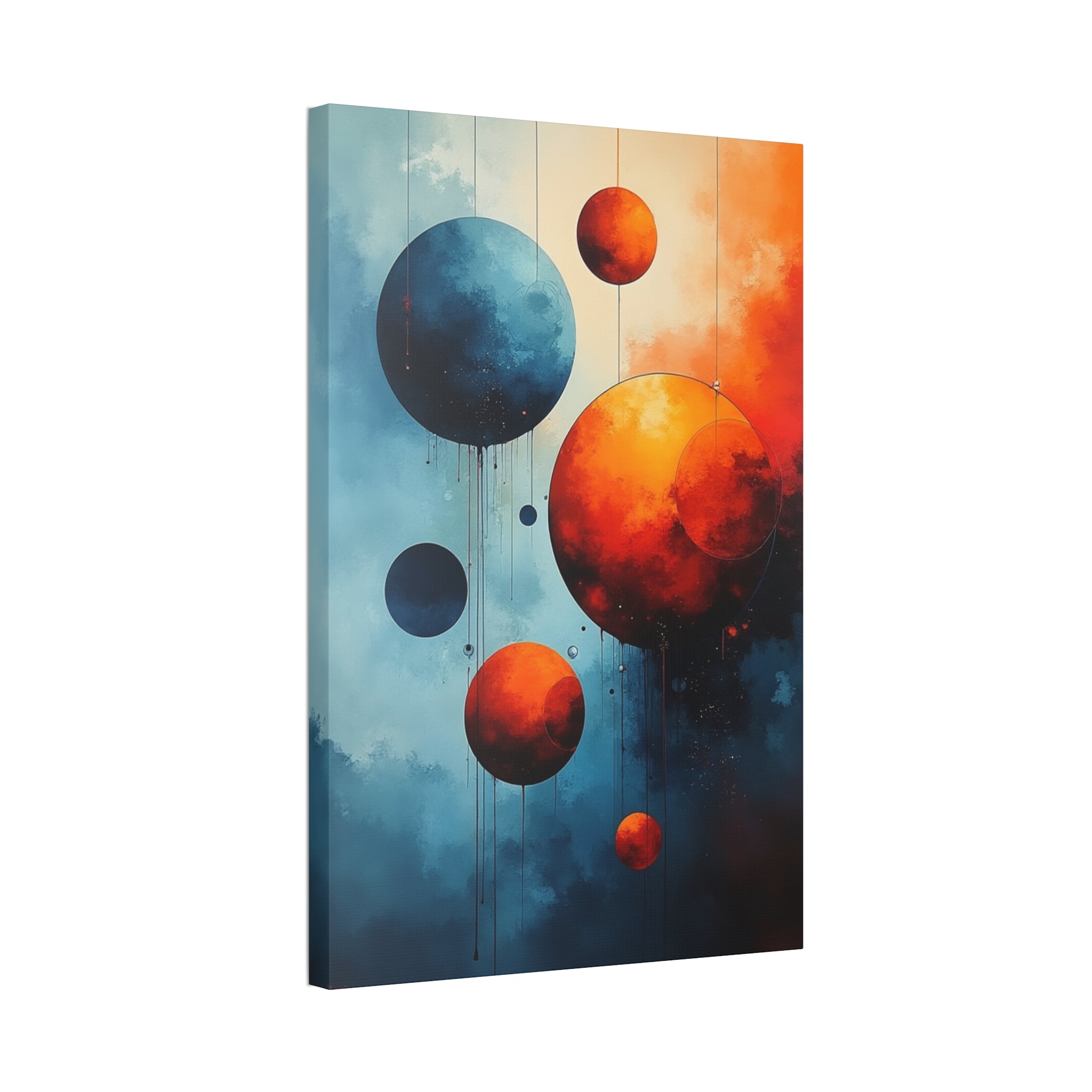 Celestial Whimsy - Abstract Canvas Wall Art