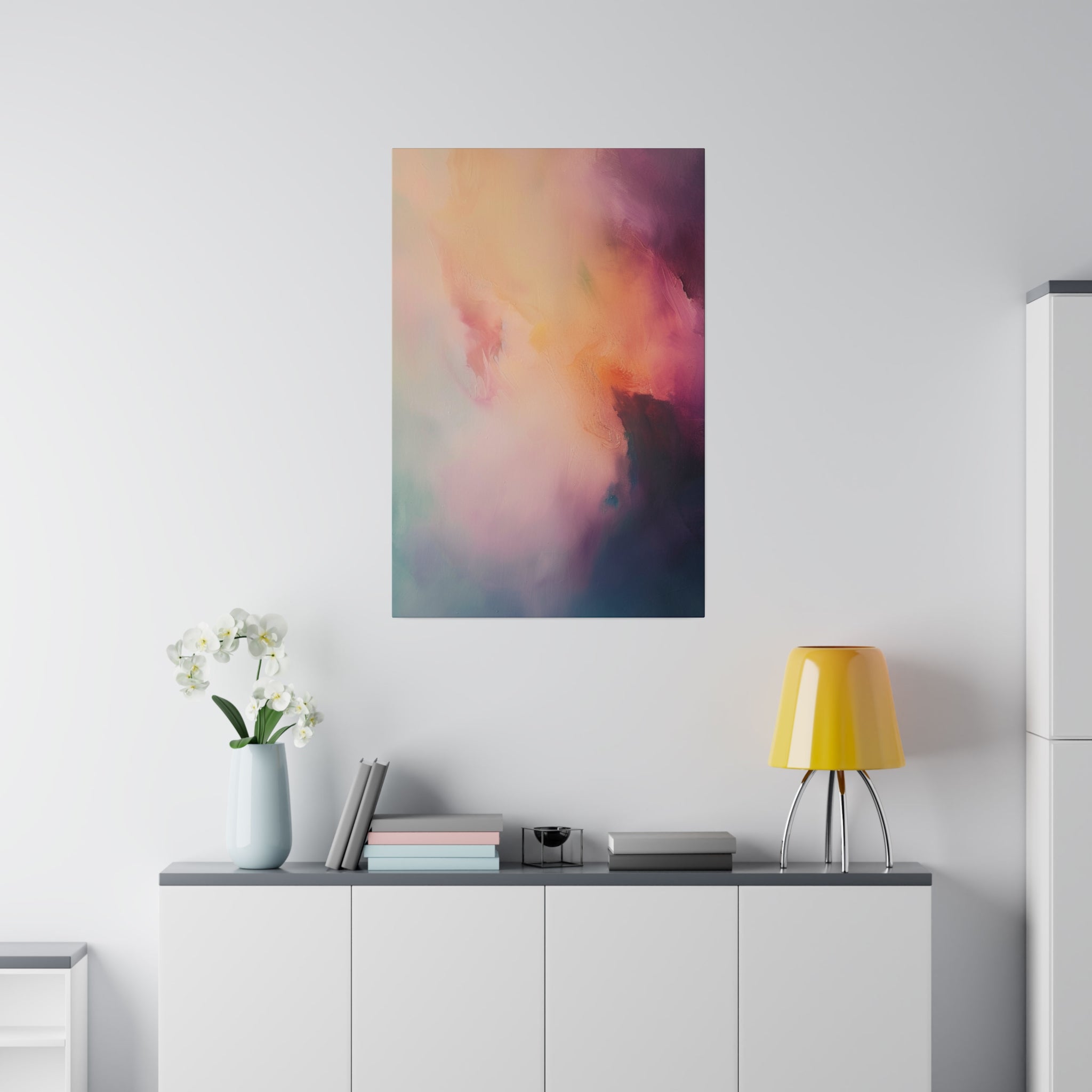 "Whispers of Luminara" - Abstract Canvas Wall Art