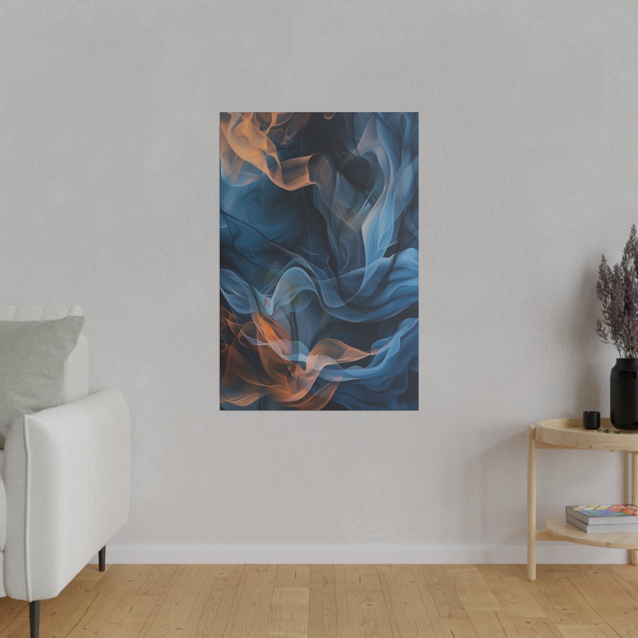 "Fluid Dreamscape" - Abstract Canvas Wall Art