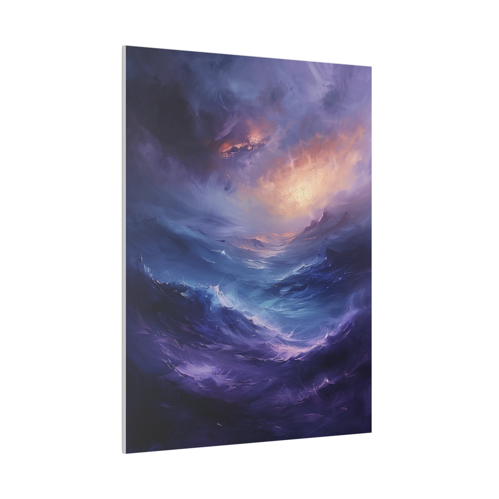 "Emotion Tidewave" - Abstract Canvas Wall Art