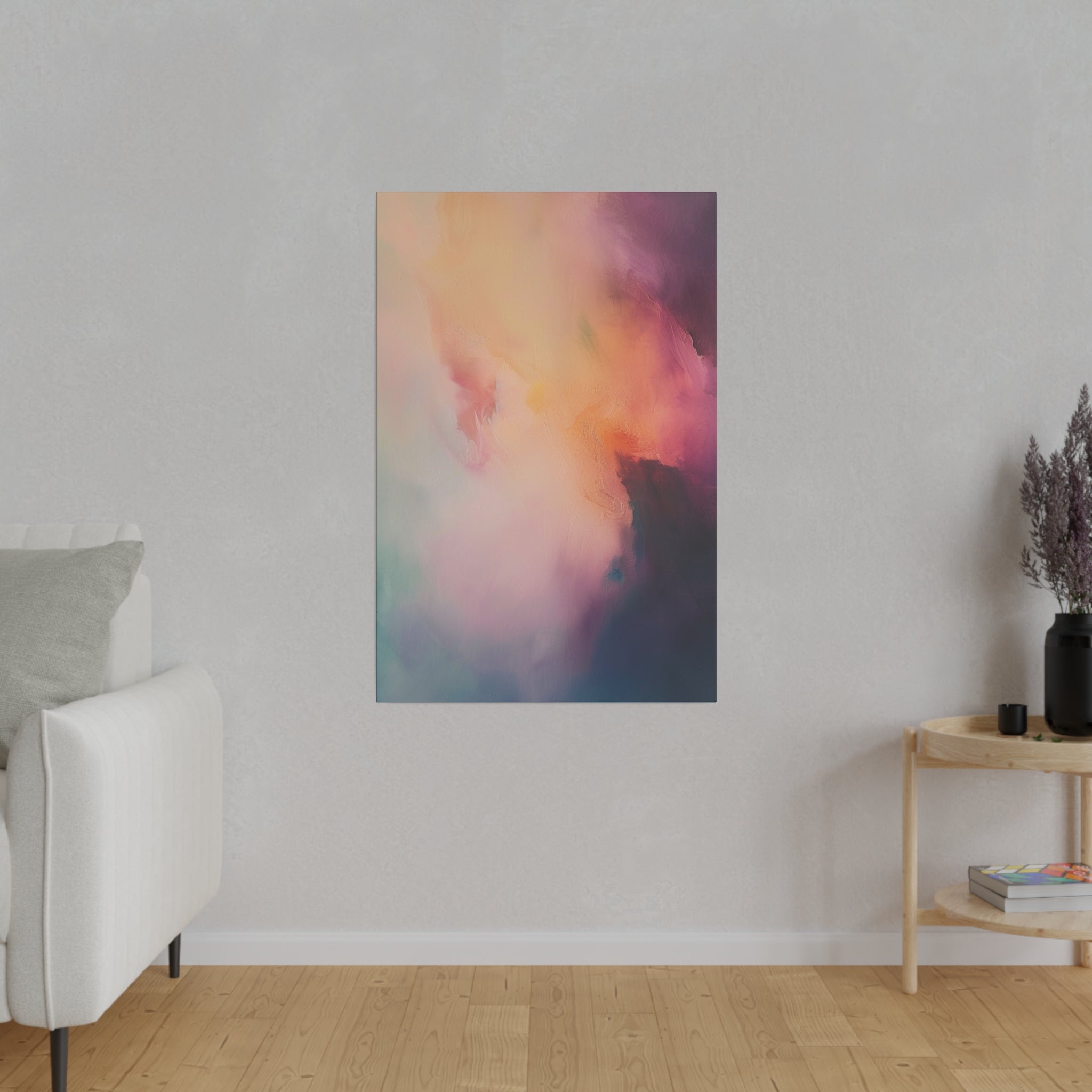 "Whispers of Luminara" - Abstract Canvas Wall Art