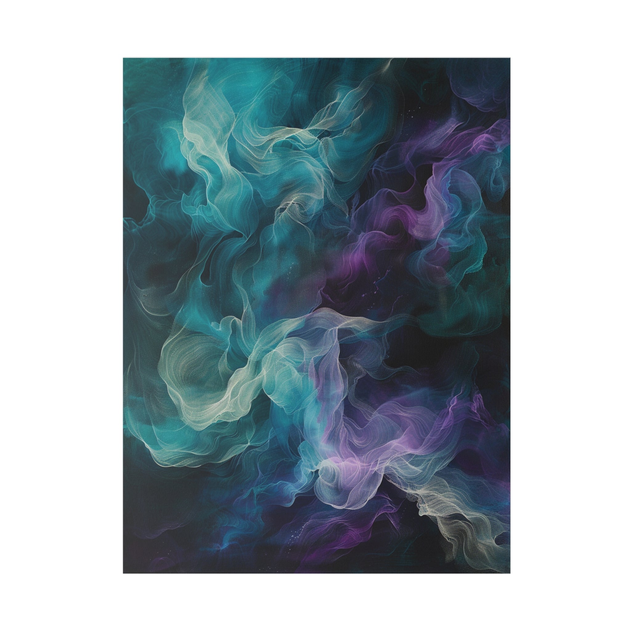 "Whispering Vortex" - Abstract Canvas Wall Art