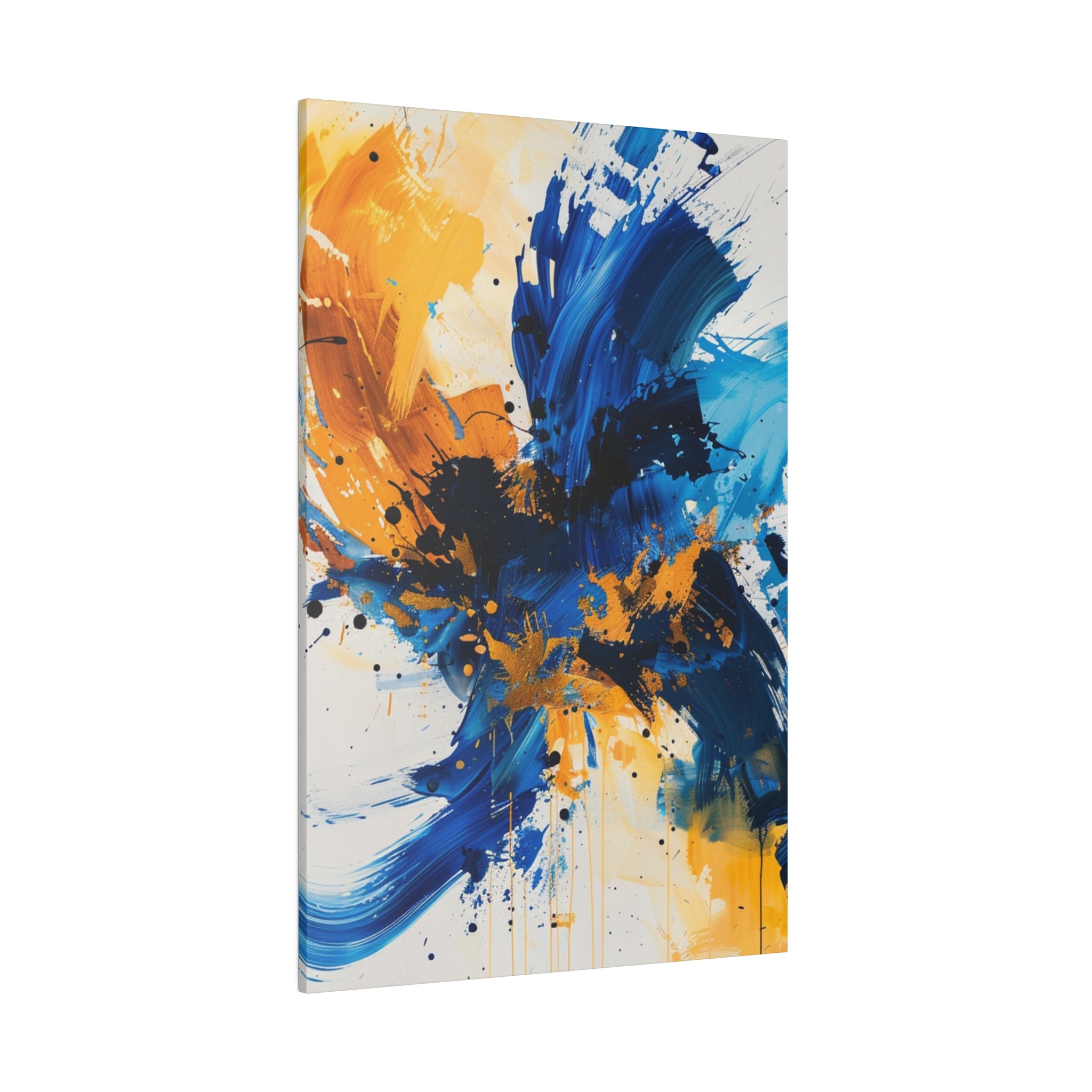 "Vibrant Flux" - Abstract Canvas Wall Art