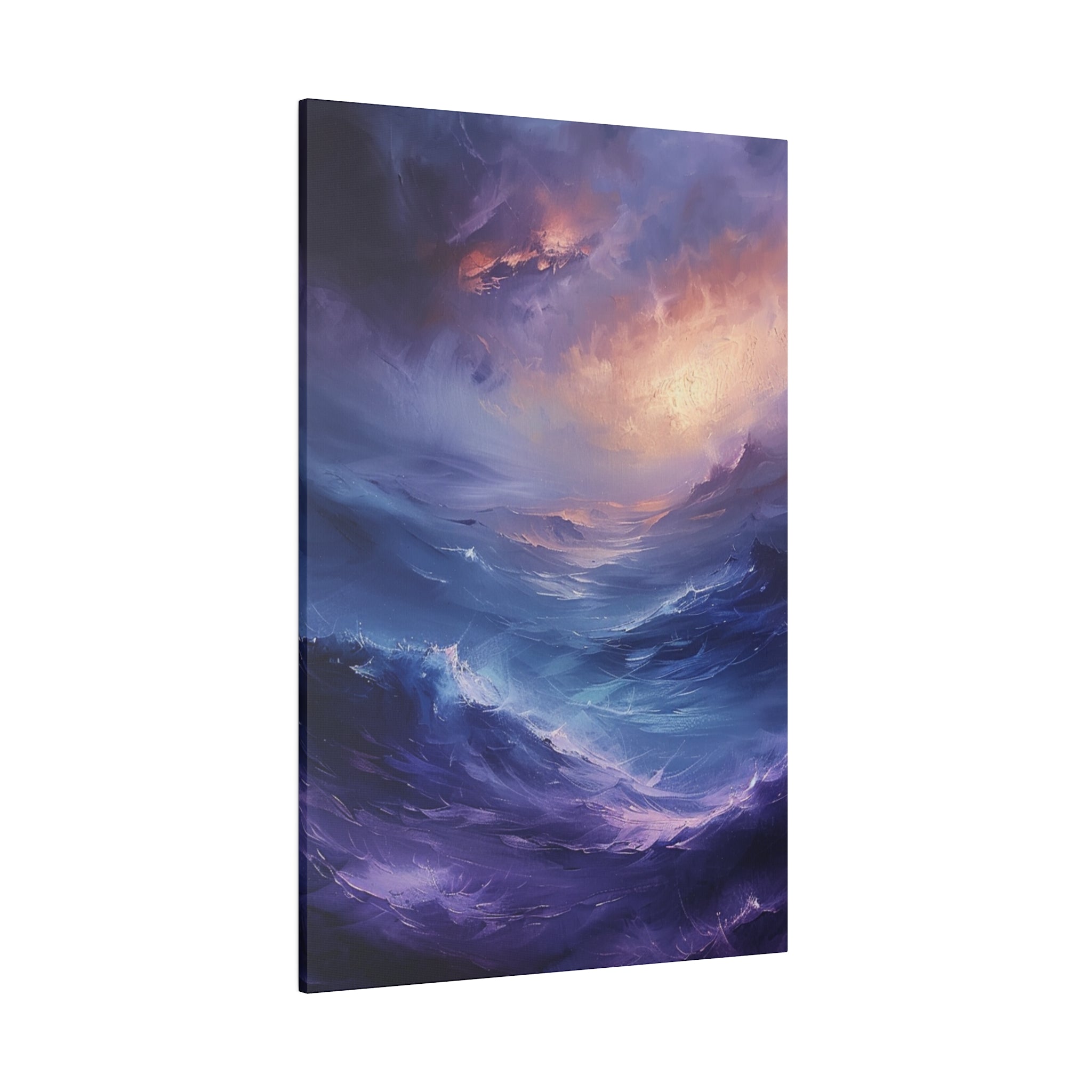 "Emotion Tidewave" - Abstract Canvas Wall Art