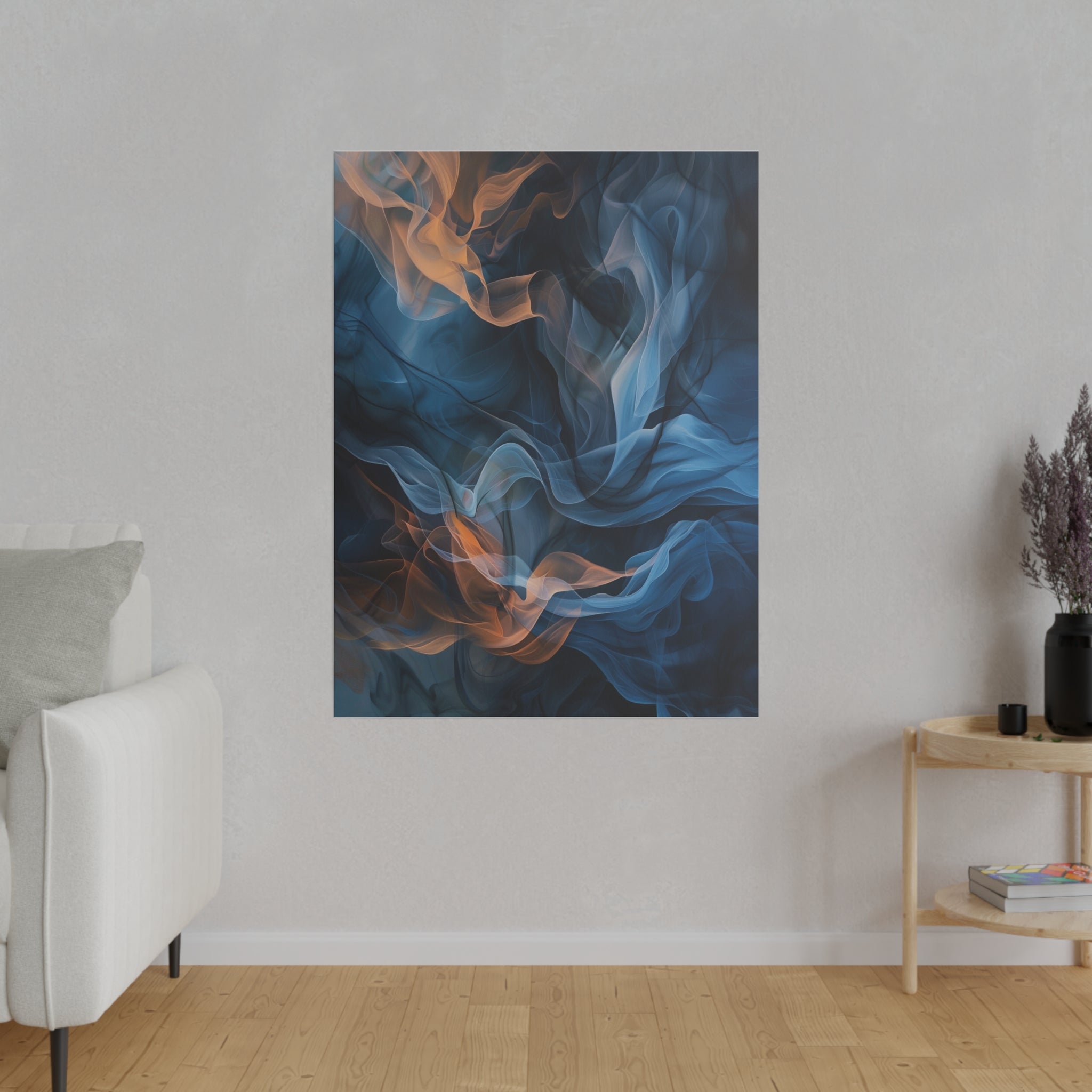 "Fluid Dreamscape" - Abstract Canvas Wall Art