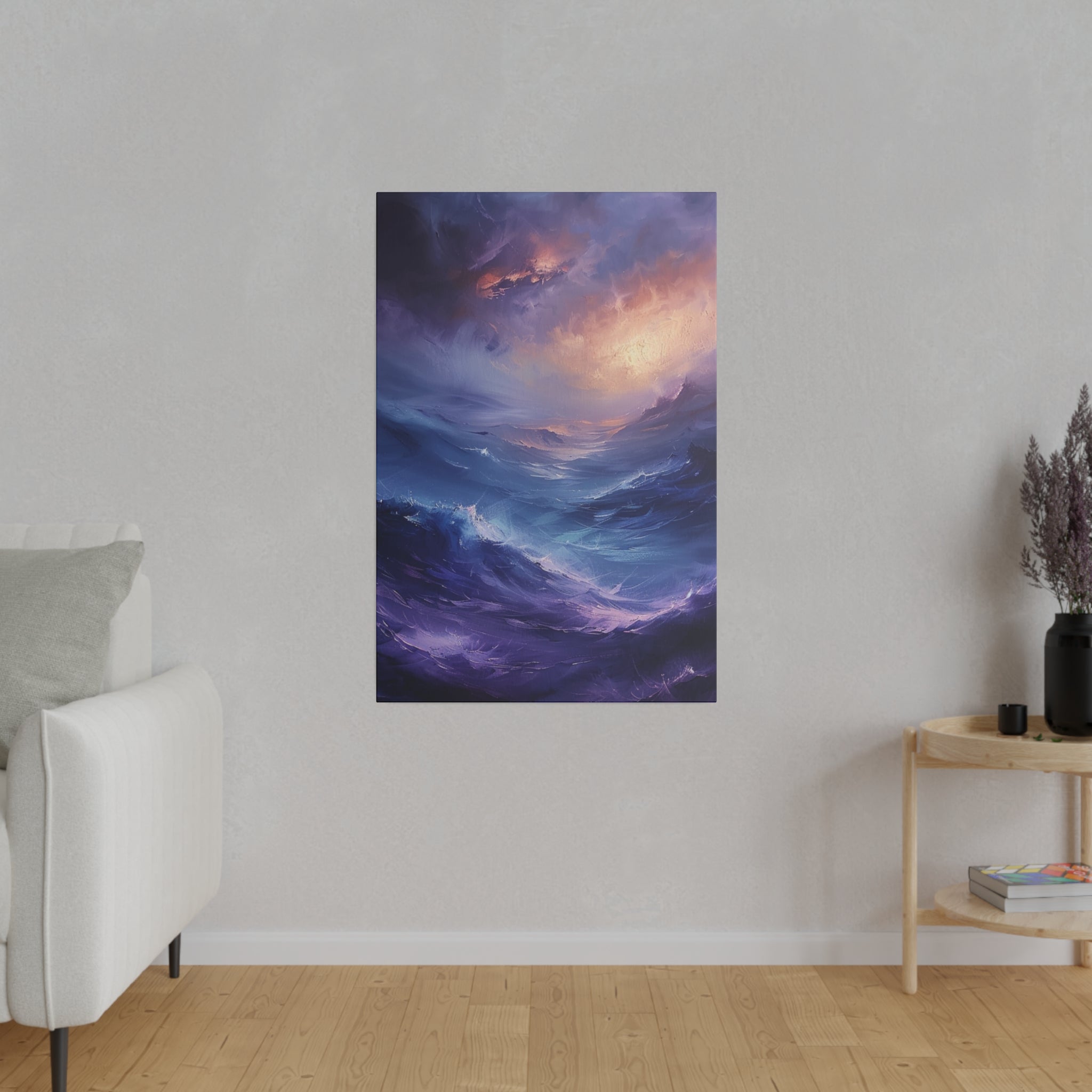 "Emotion Tidewave" - Abstract Canvas Wall Art