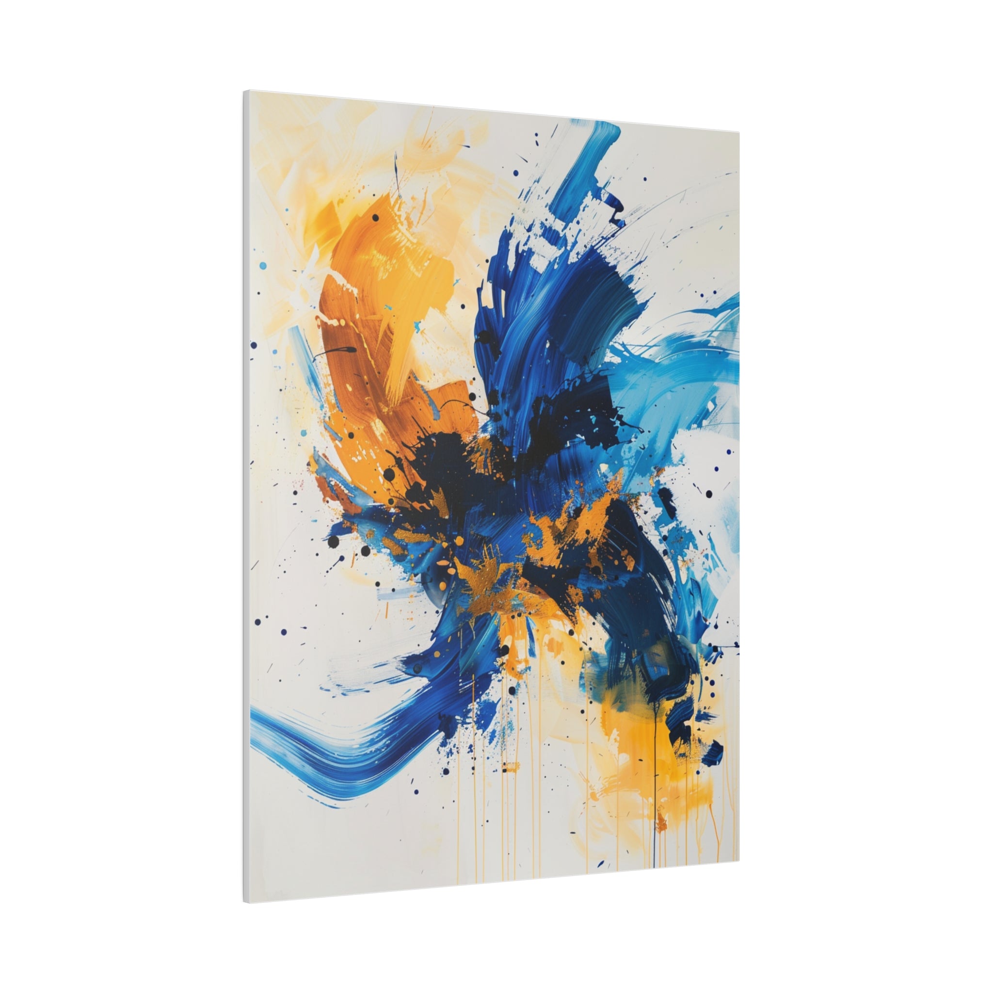 "Vibrant Flux" - Abstract Canvas Wall Art