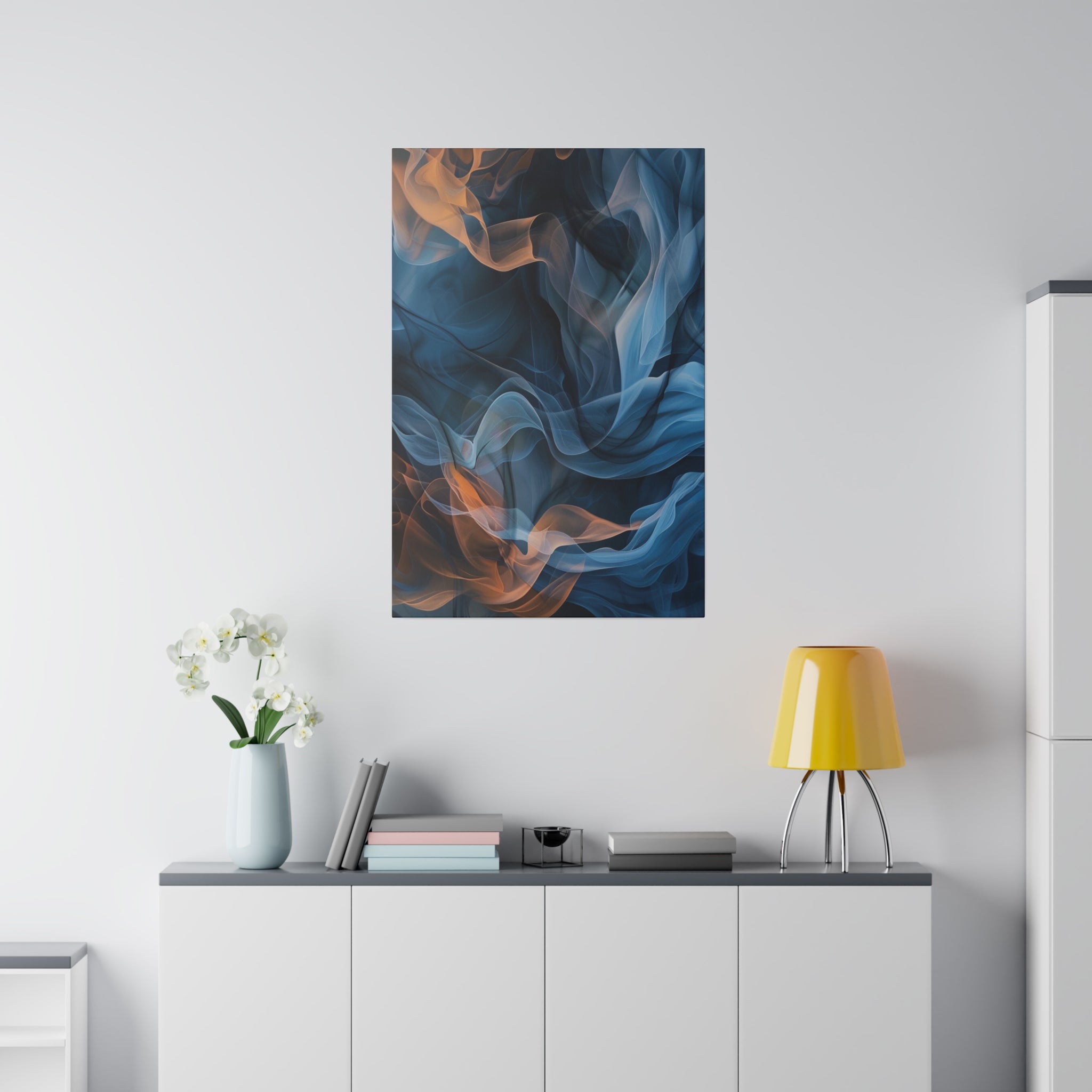 "Fluid Dreamscape" - Abstract Canvas Wall Art