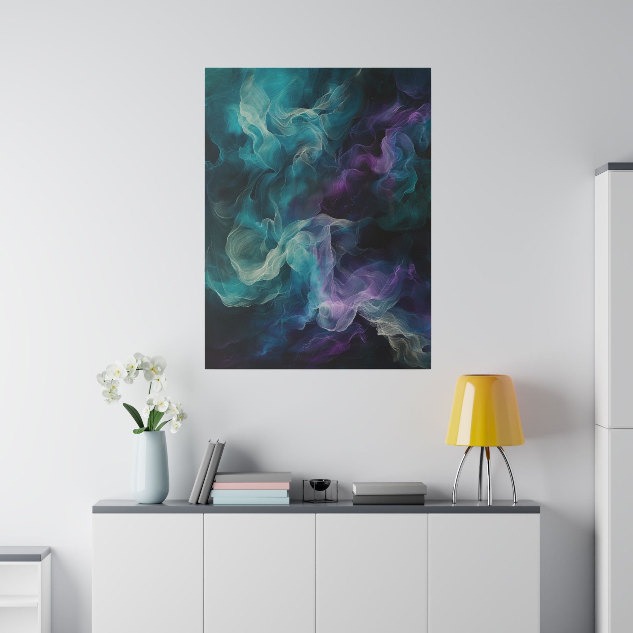 "Whispering Vortex" - Abstract Canvas Wall Art