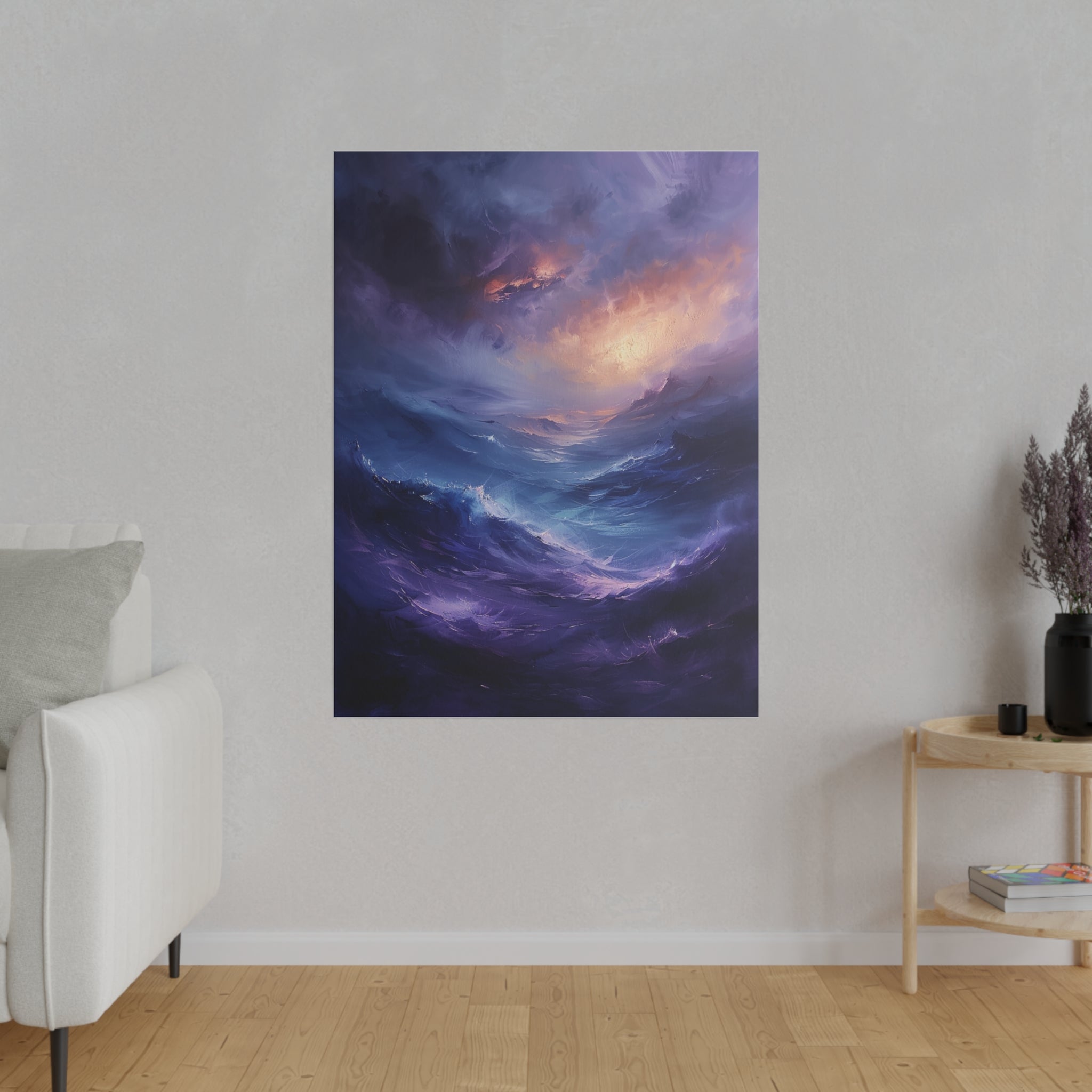 "Emotion Tidewave" - Abstract Canvas Wall Art