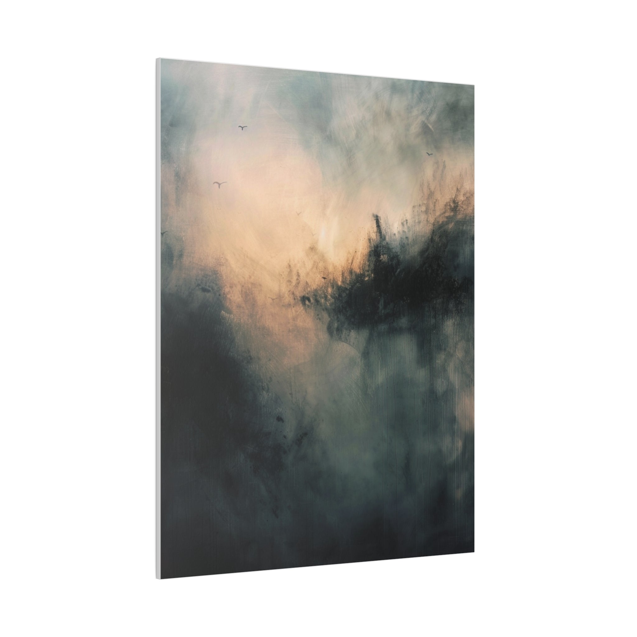 "Whispering Shadows" - Abstract Canvas Wall Art