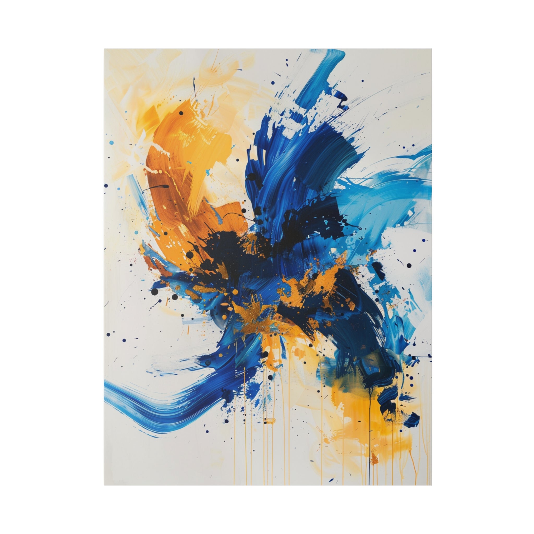 "Vibrant Flux" - Abstract Canvas Wall Art