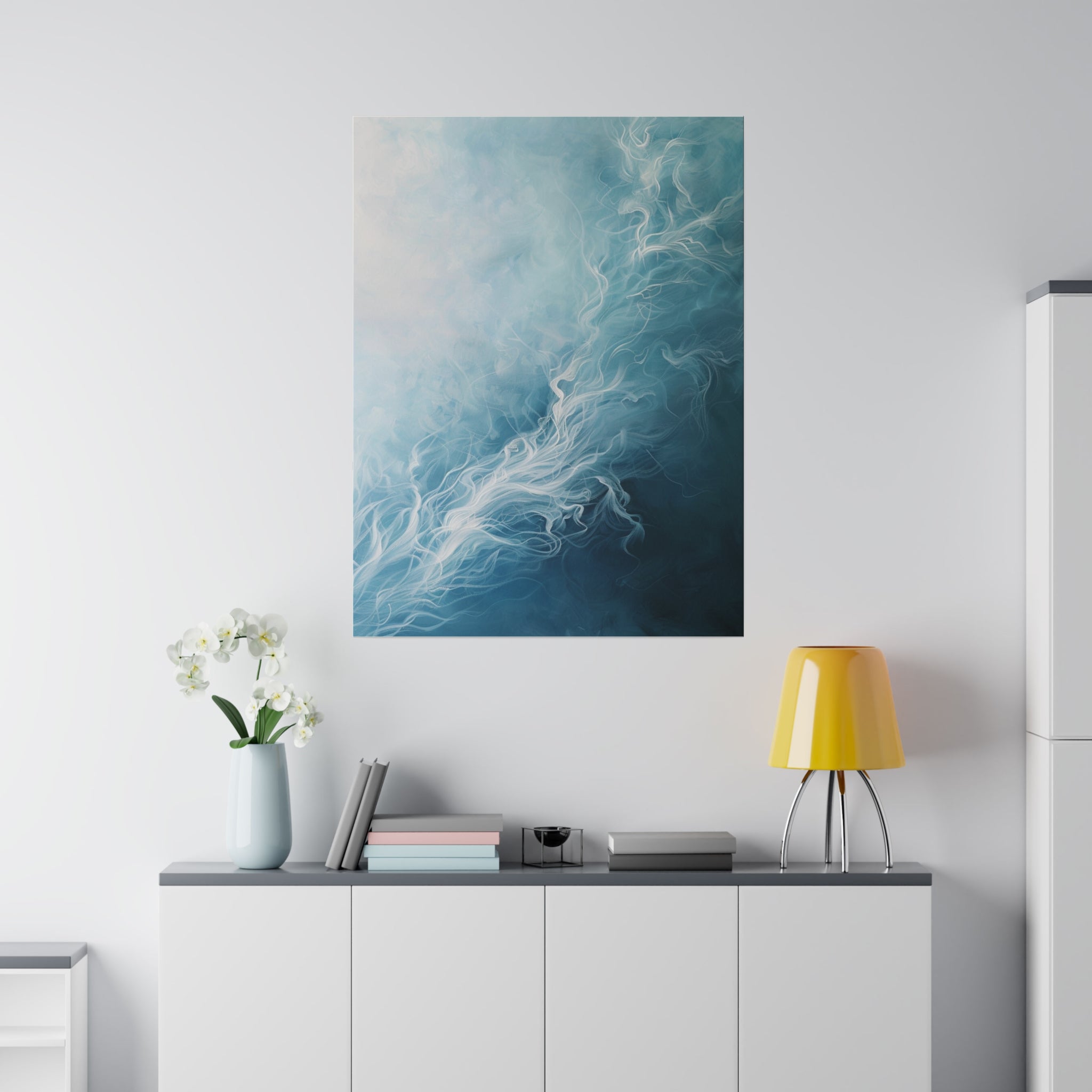 "Whispering Ethereals" - Abstract Canvas Wall Art