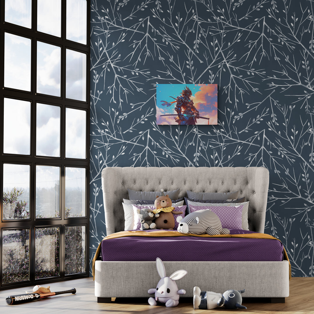 "Celestial Guardian" - Anime Canvas Wall Art