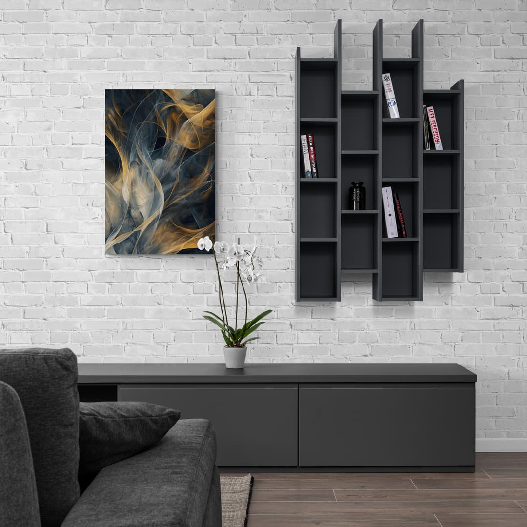 "Ethereal Whispers" - Abstract Canvas Wall Art