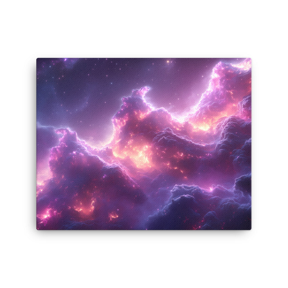 "Nebula Reverie" - Space Canvas Wall Art