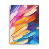 Colorful Flake Paint Strokes Canvas Wall Art