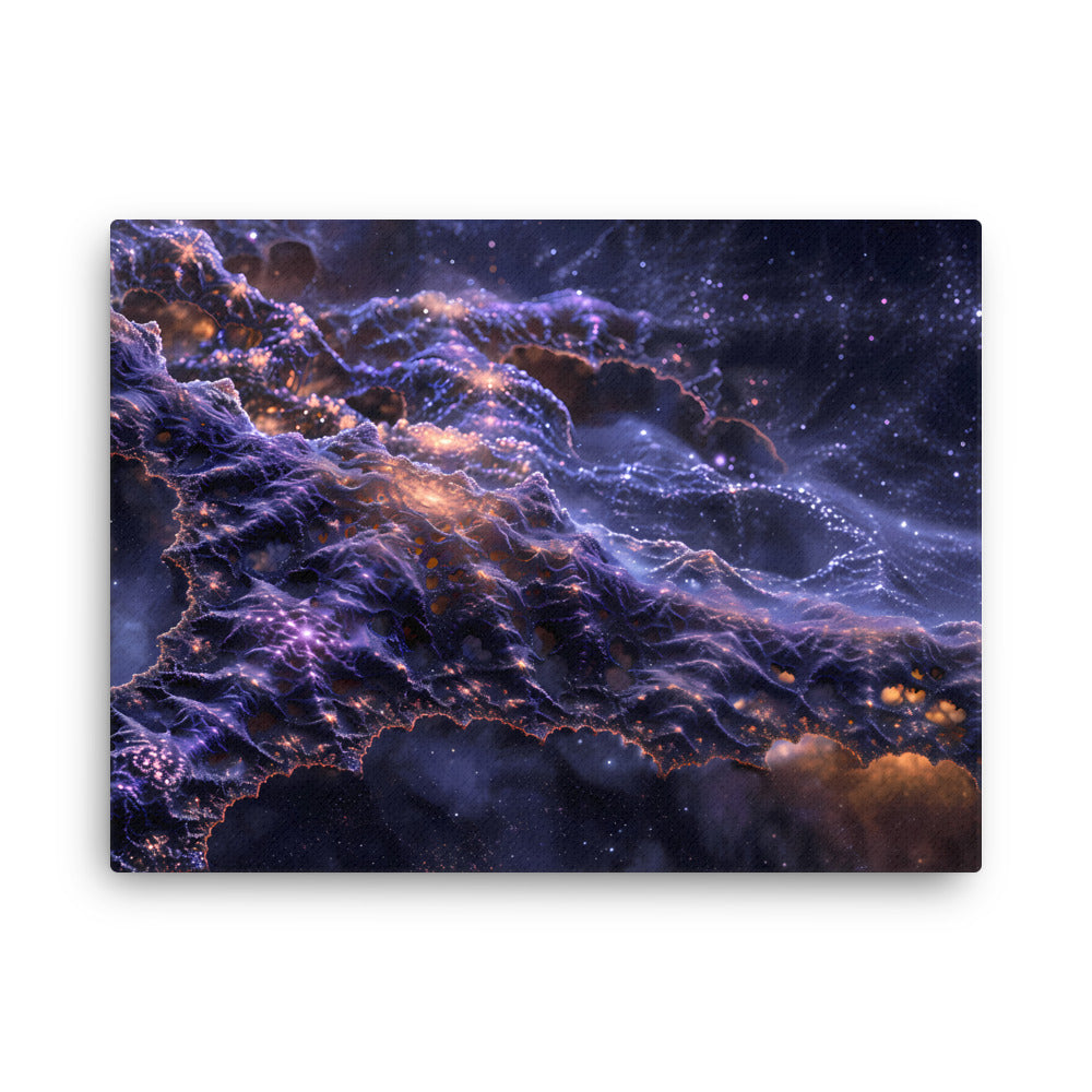 "The Weave of the Universe" - Space Canvas Wall Art