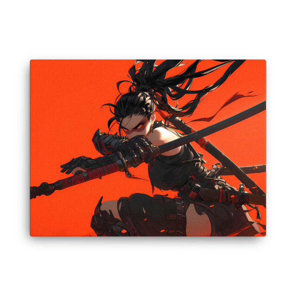 "The Shadow Fury" - Anime Canvas Wall Art