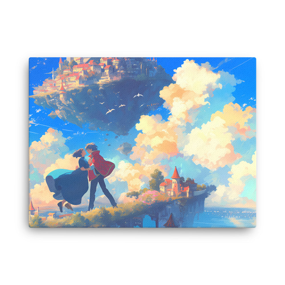 "A Magical Encounter" - Anime Canvas Wall Art