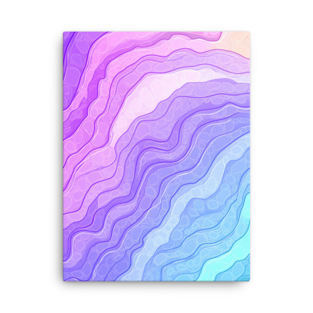 "Tranquil Harmony" - Abstract Canvas Wall Art