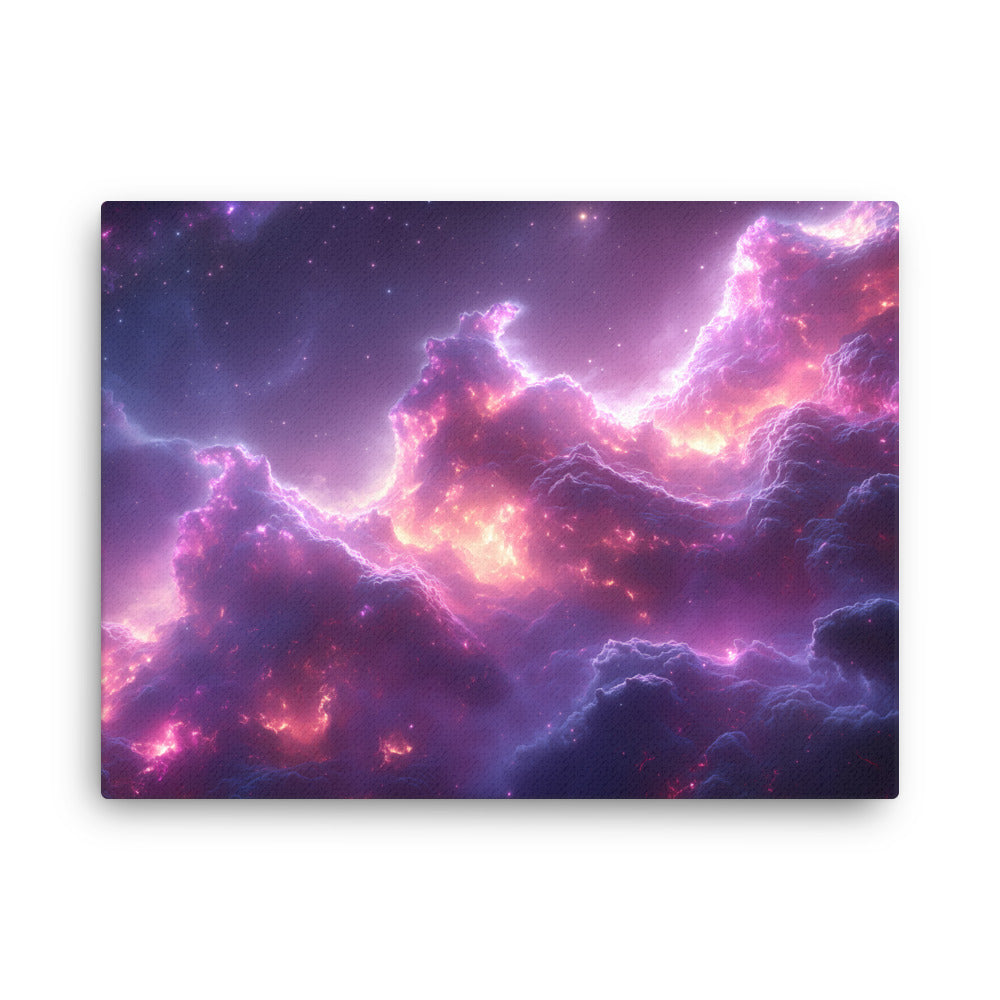 "Nebula Reverie" - Space Canvas Wall Art