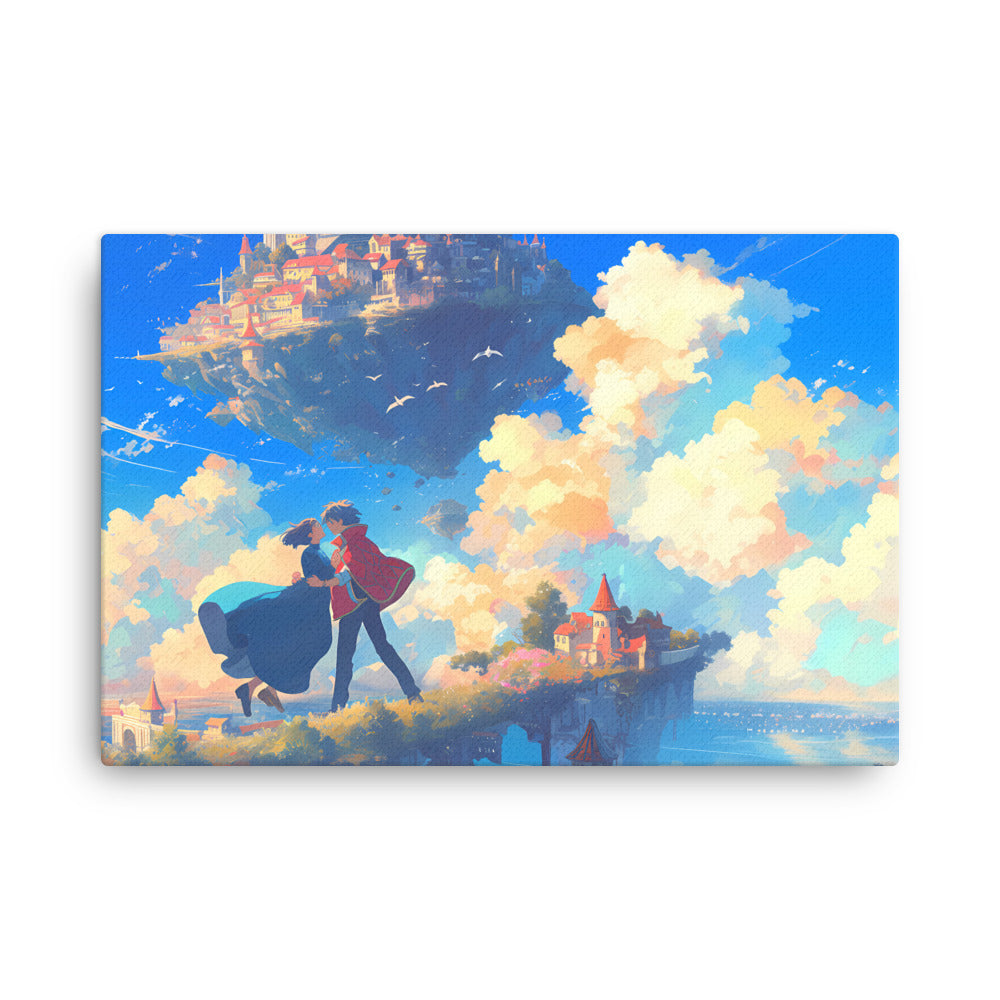 "A Magical Encounter" - Anime Canvas Wall Art