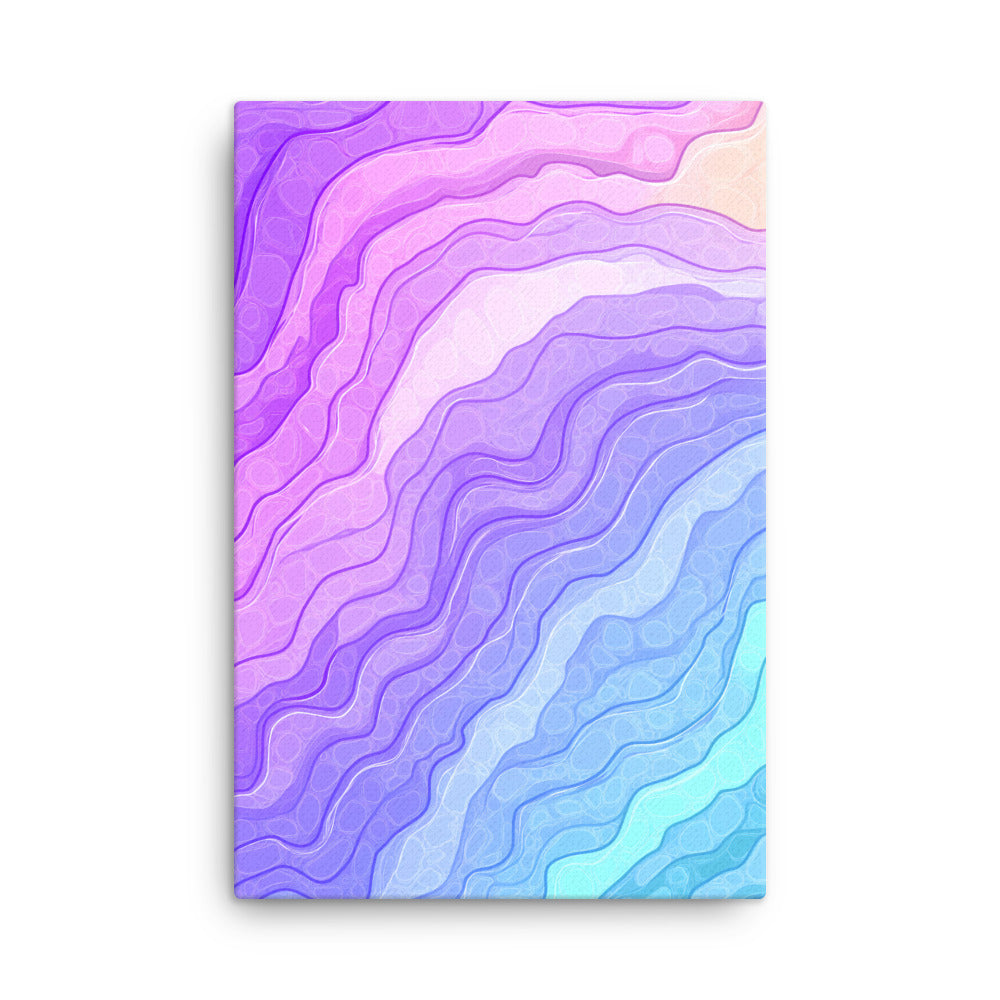 "Tranquil Harmony" - Abstract Canvas Wall Art